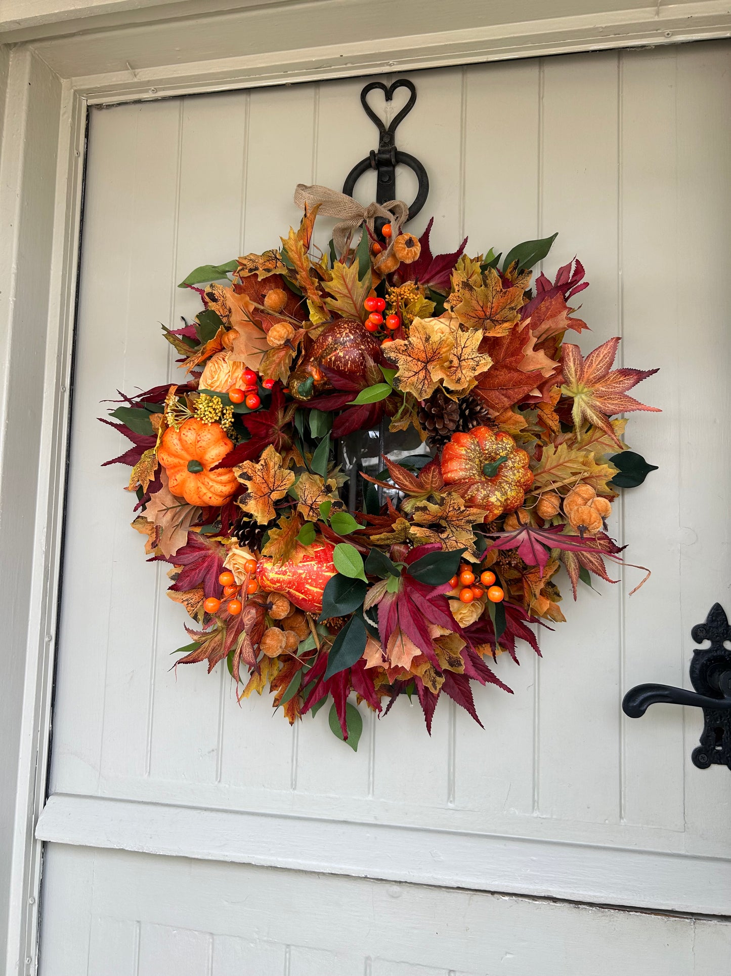 “TESSA” ready to post ARTIFICIAL wreath (FREE P&P