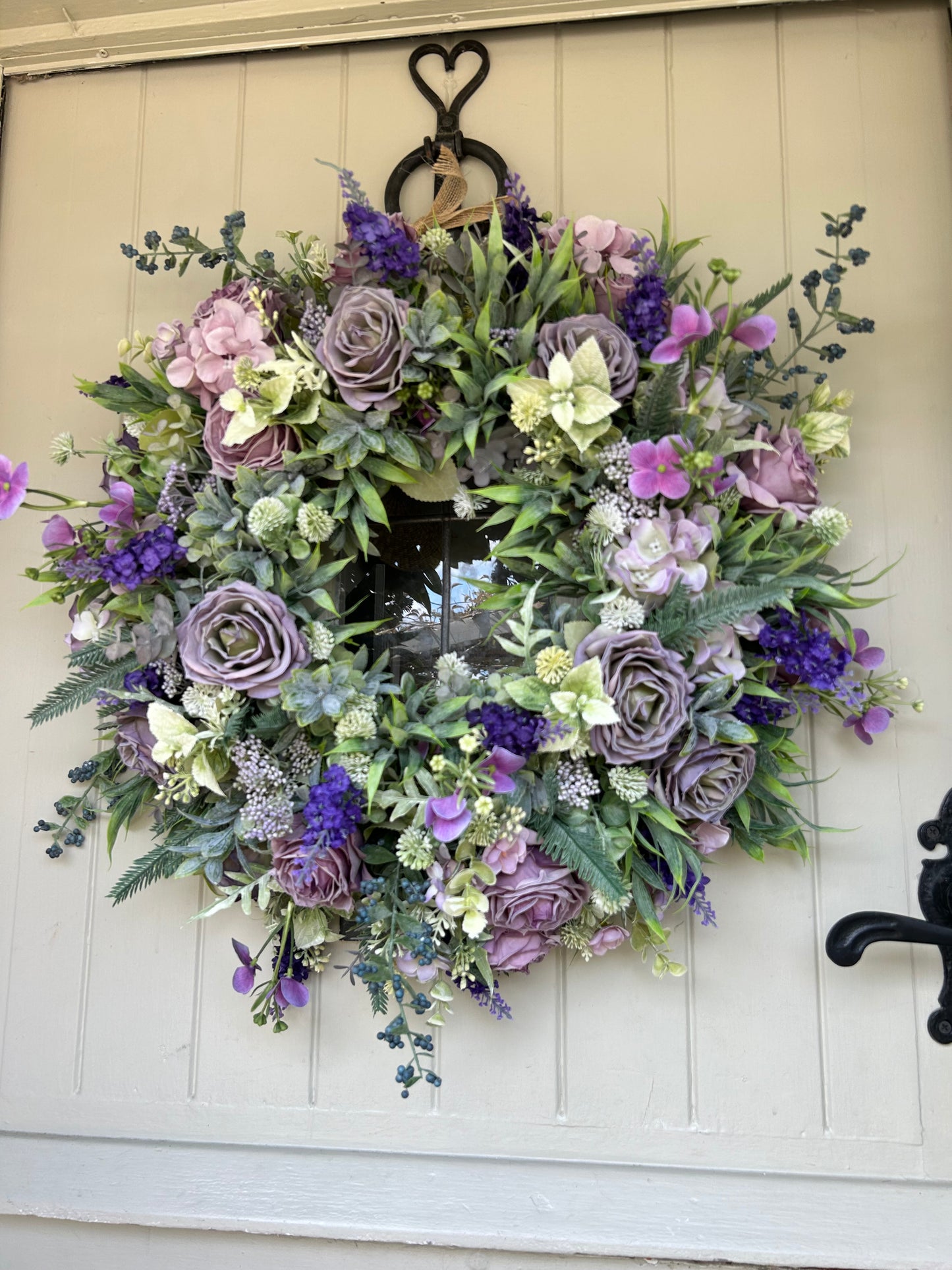 “KACEY” artificial wreath (FREE P&P
