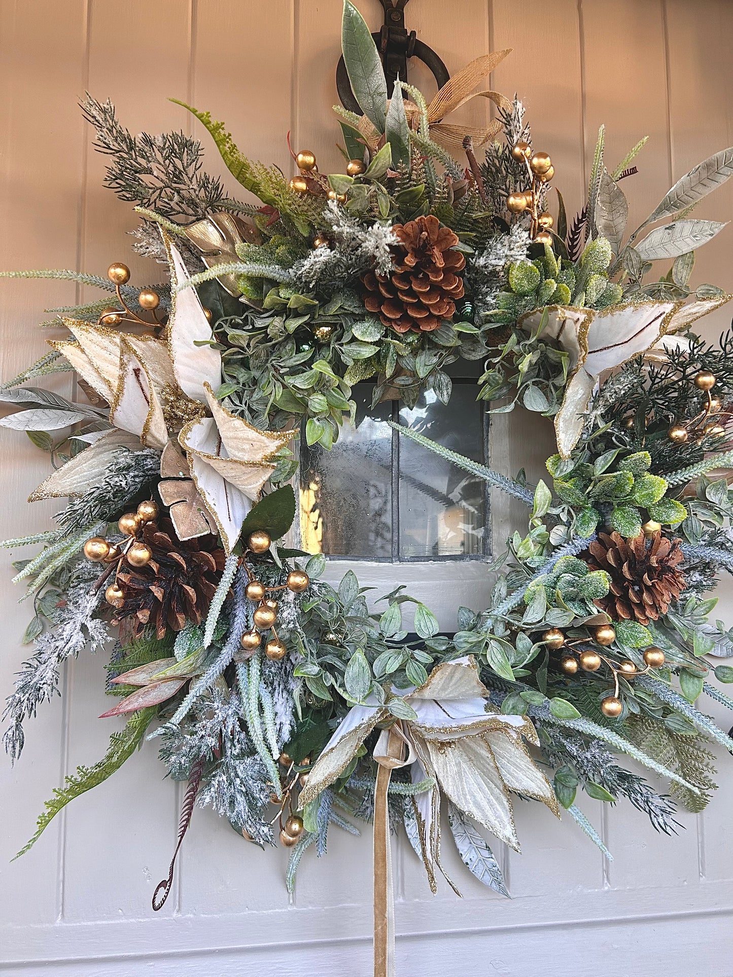 “FAITH” Christmas wreath (FREE P&P )