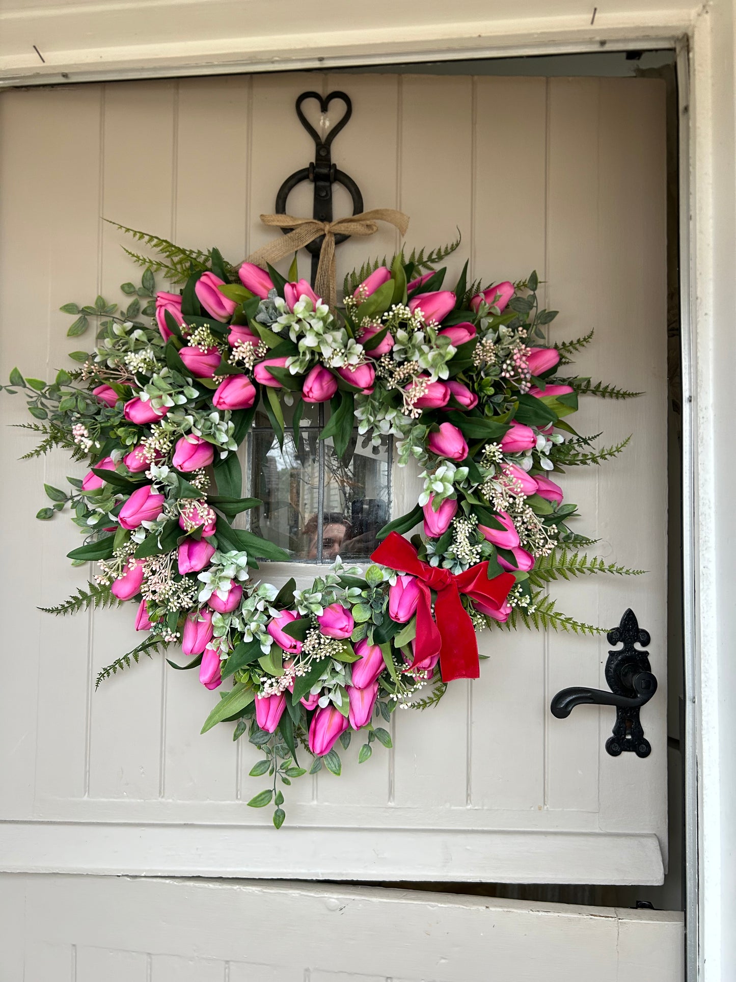 “GRACIE” faux wreath (FREE P&P