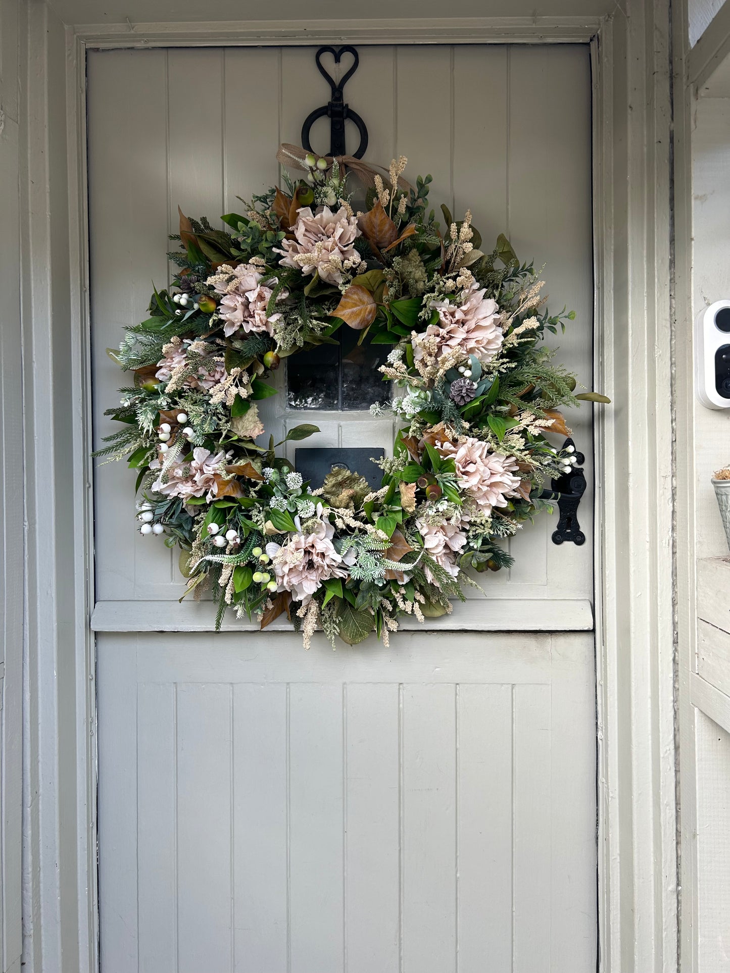 “AMANDA” Winter artificial wreath (FREE P&P)