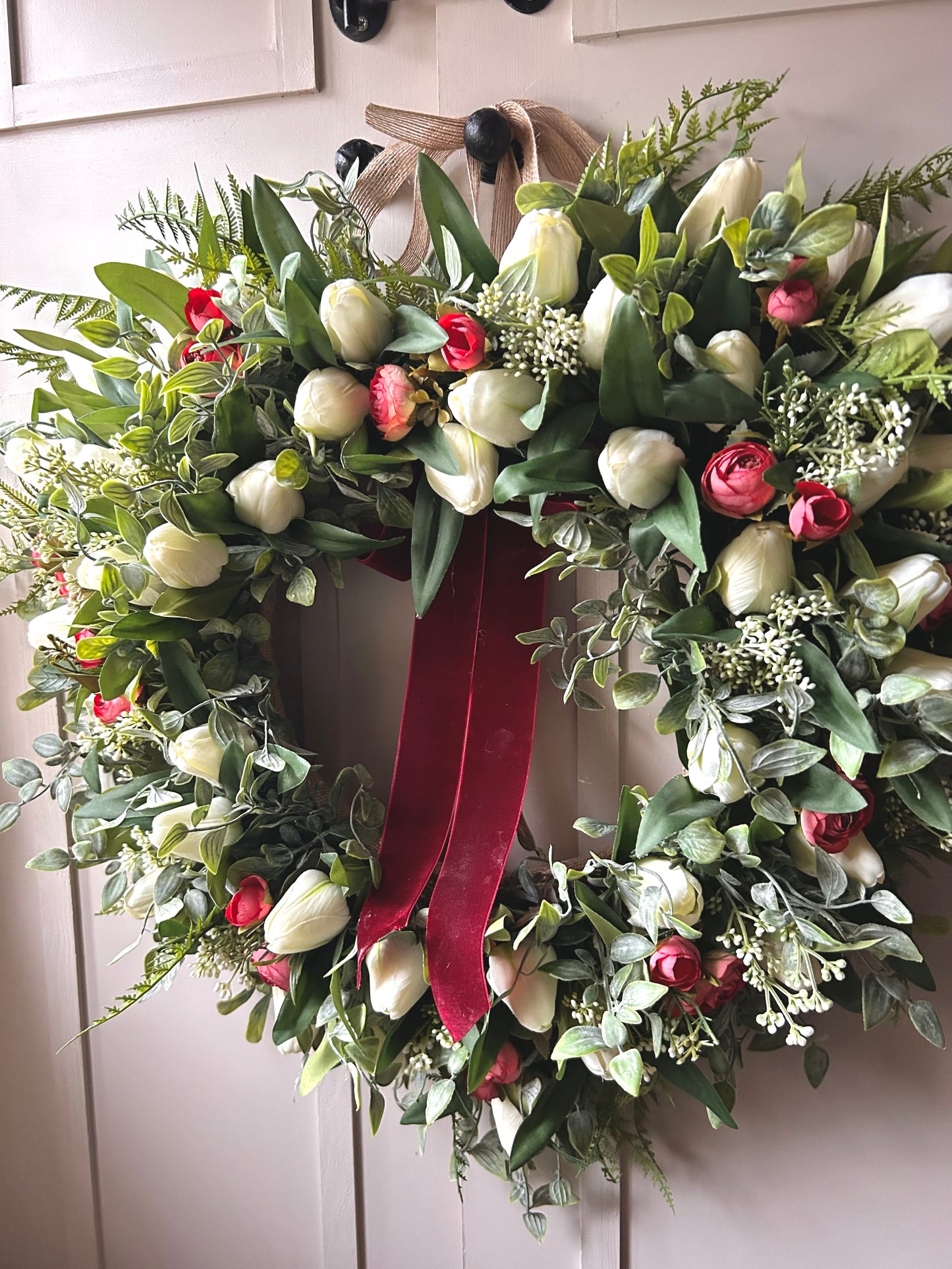 “BEA” faux wreath (FREE P&P