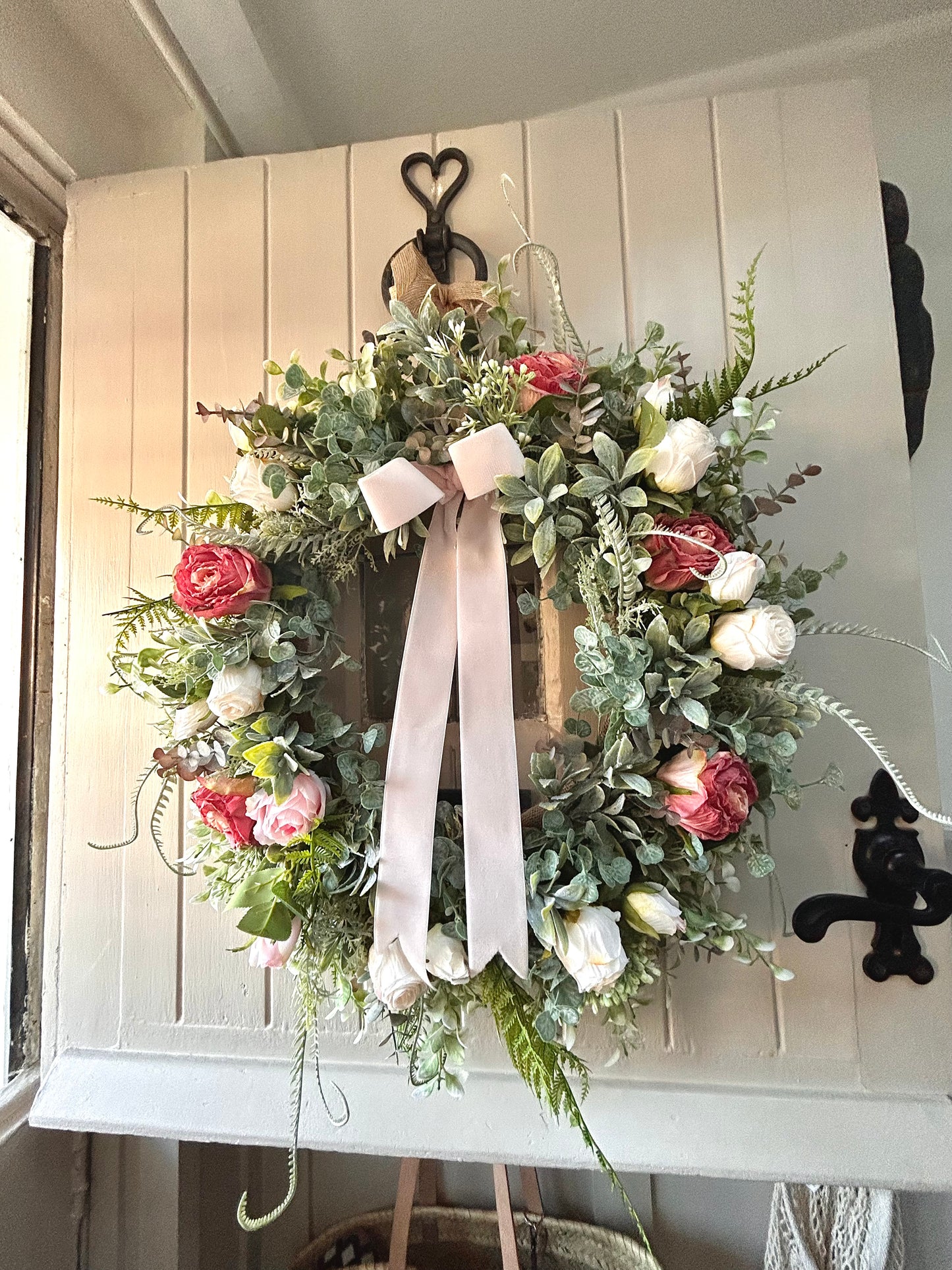 Mothers day bouquet faux wreath (FREE P&P)