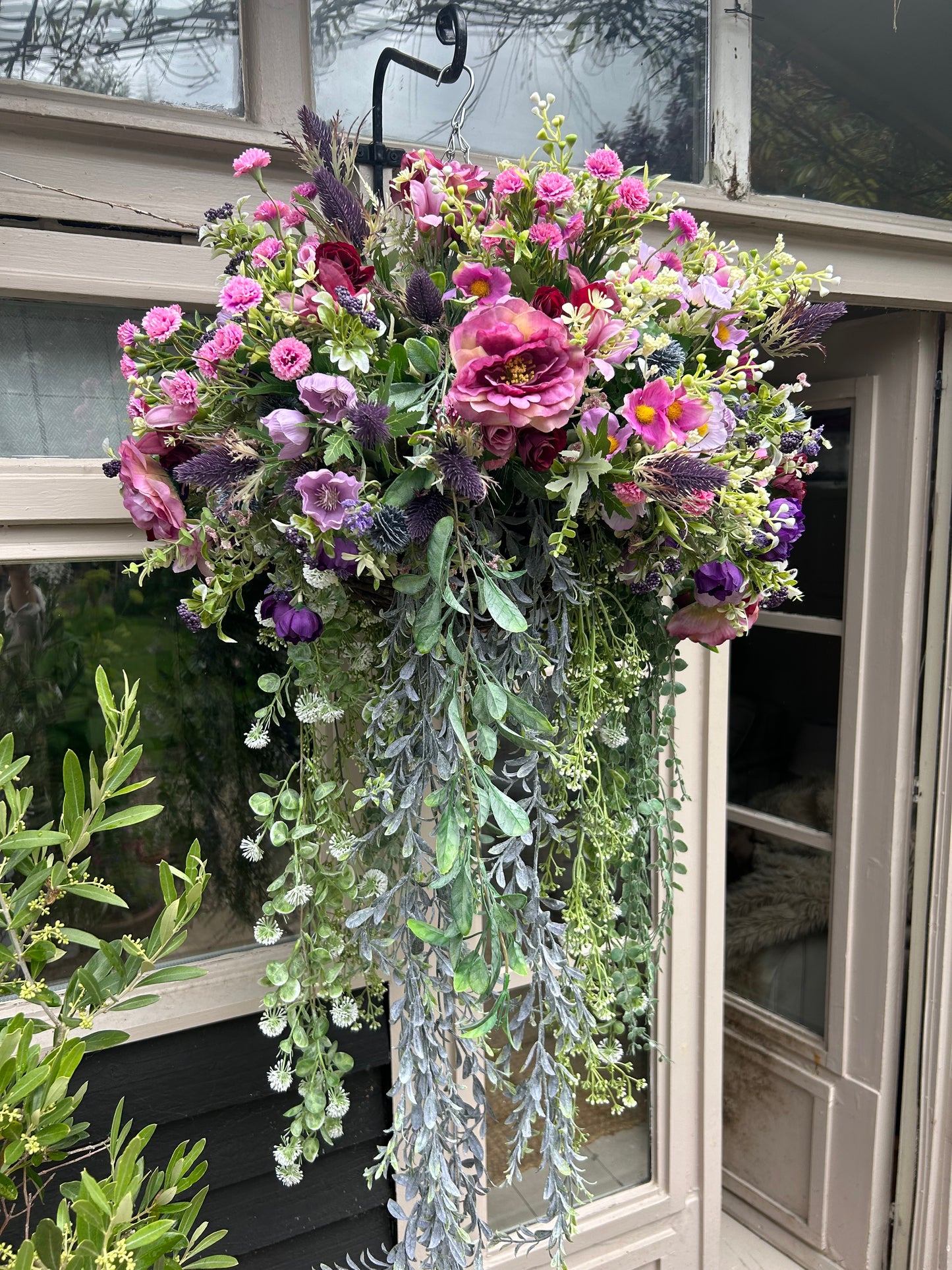 “SOPHIE” restock (Luxury artificial hanging basket FREE P&P)