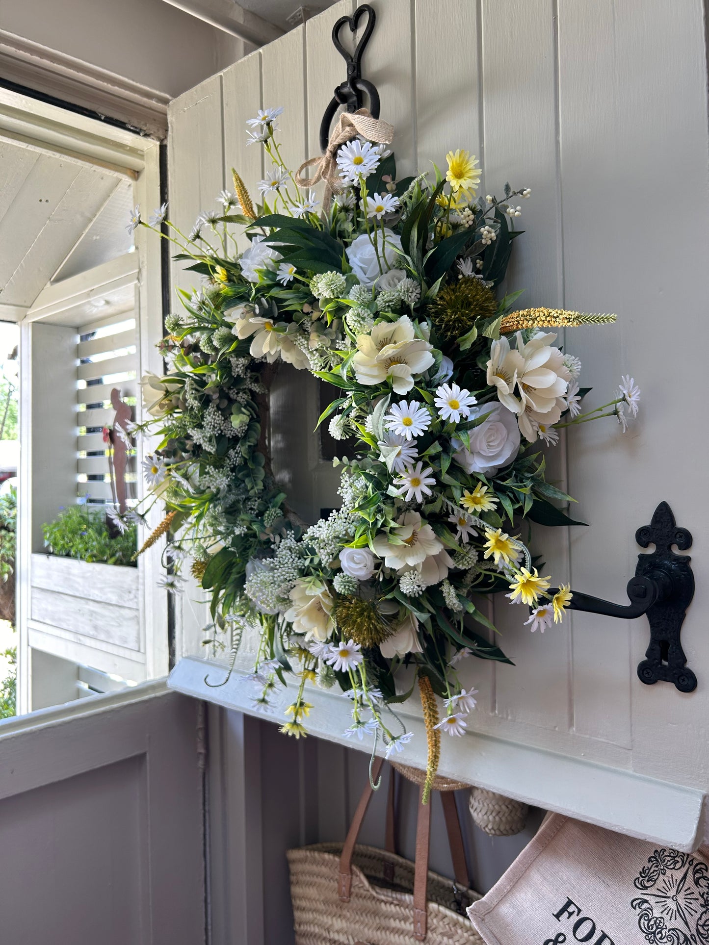 Summer artificial wreath (FREE P&P)