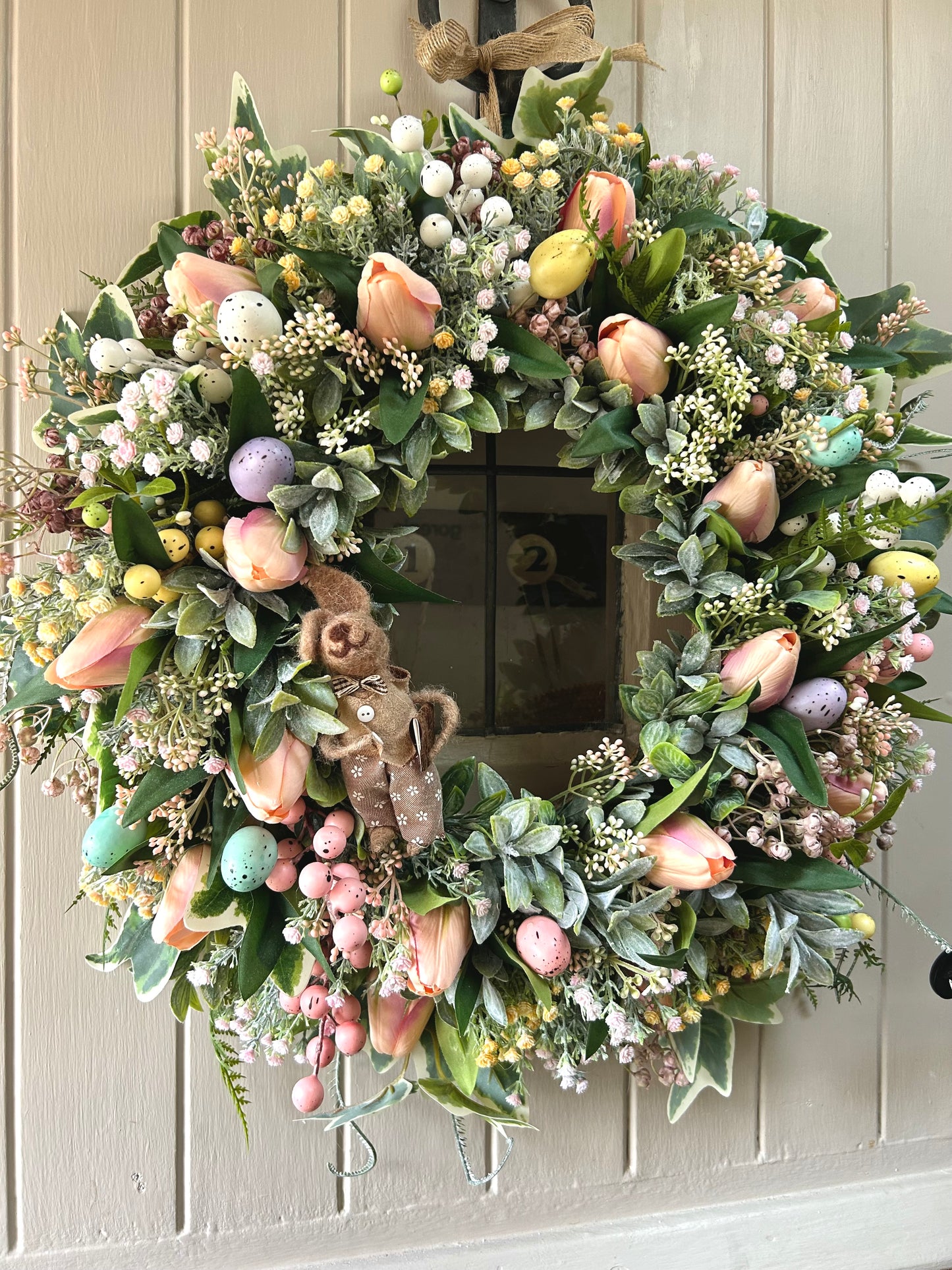 Regal lady spring natural faux wreath (FREE P&P one available