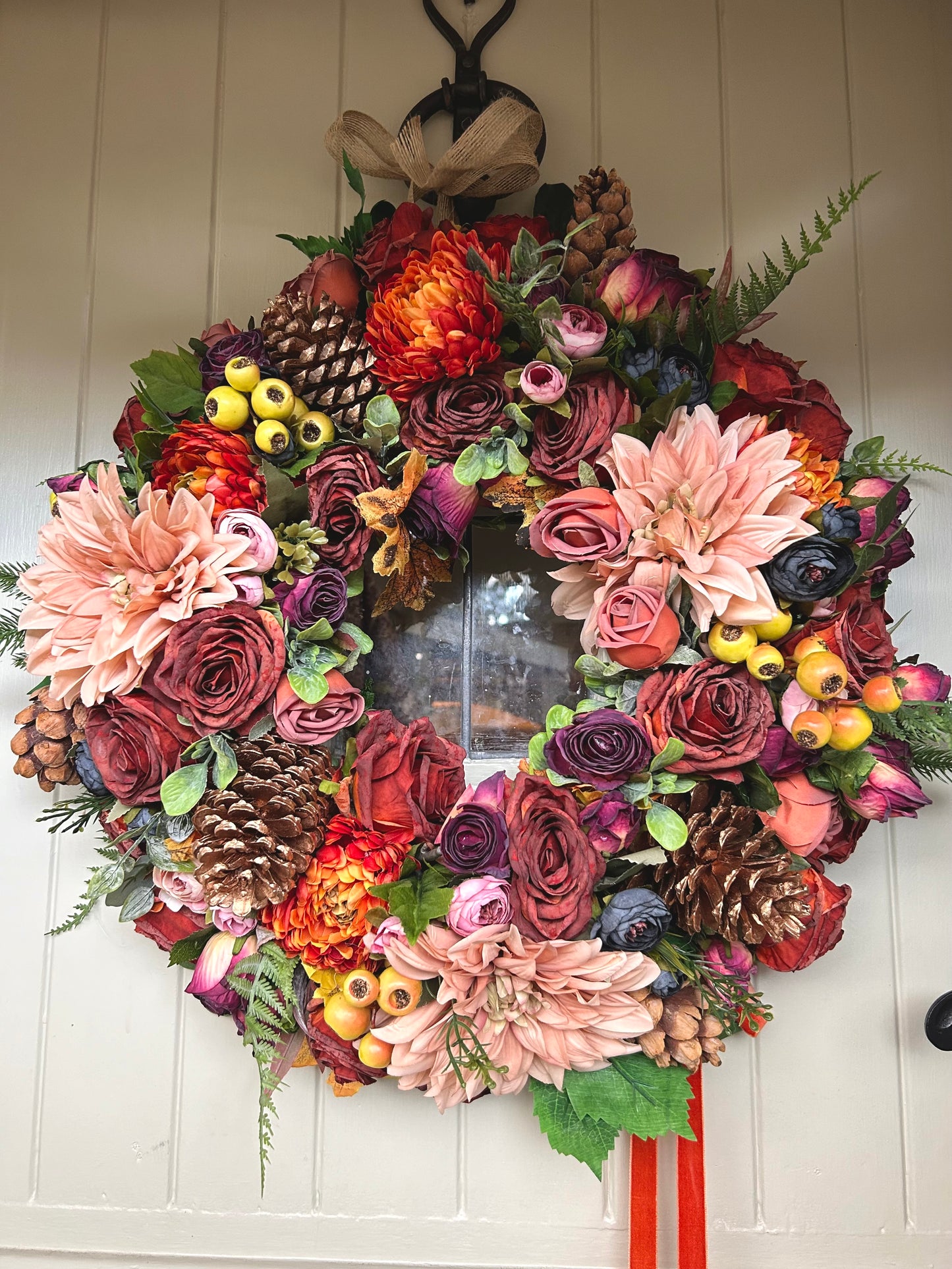 “VIV” artificial wreath (FREE P&P)