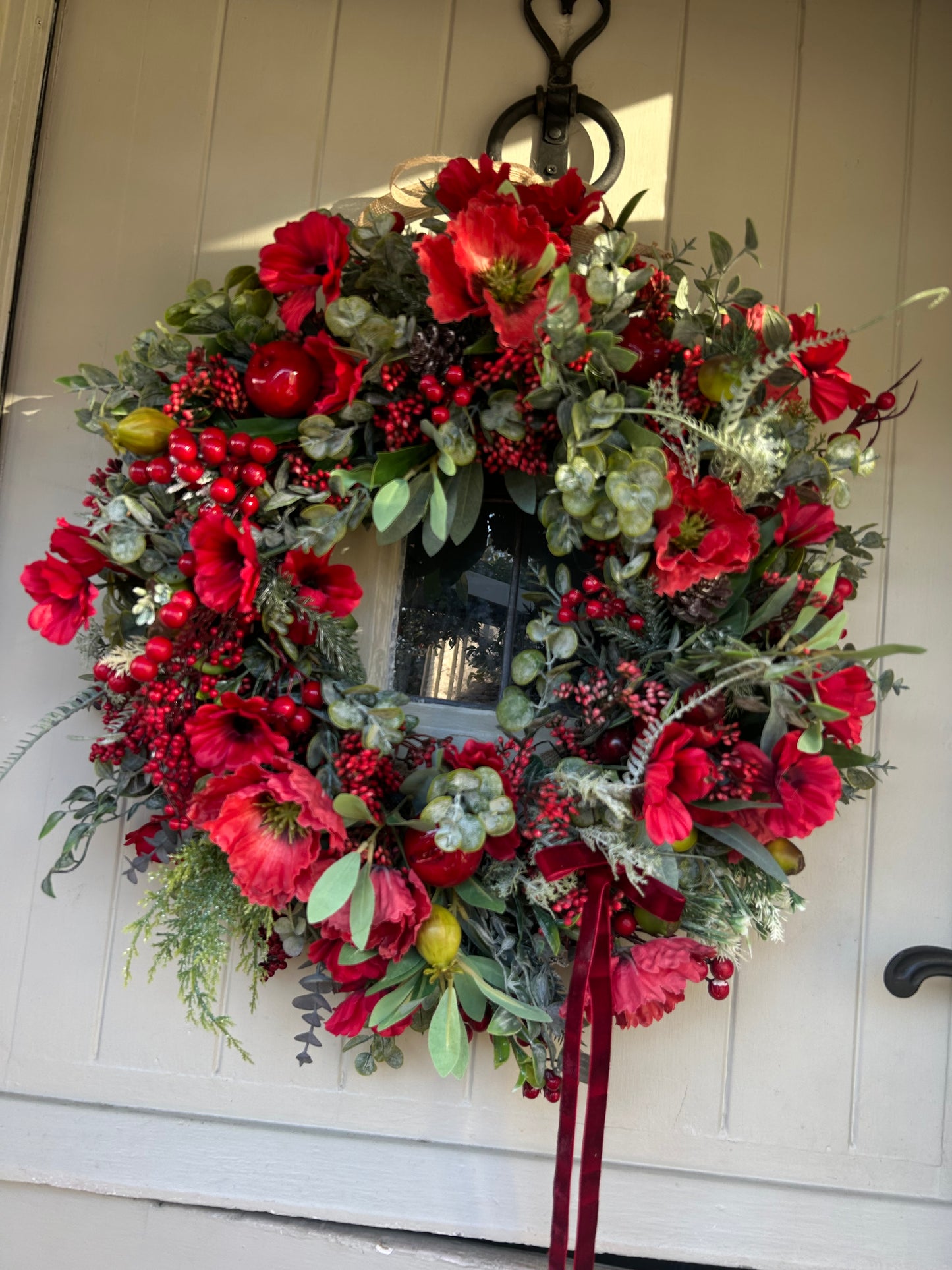 “HARMONE” limited edition winter artificial wreath (FREE P&P)