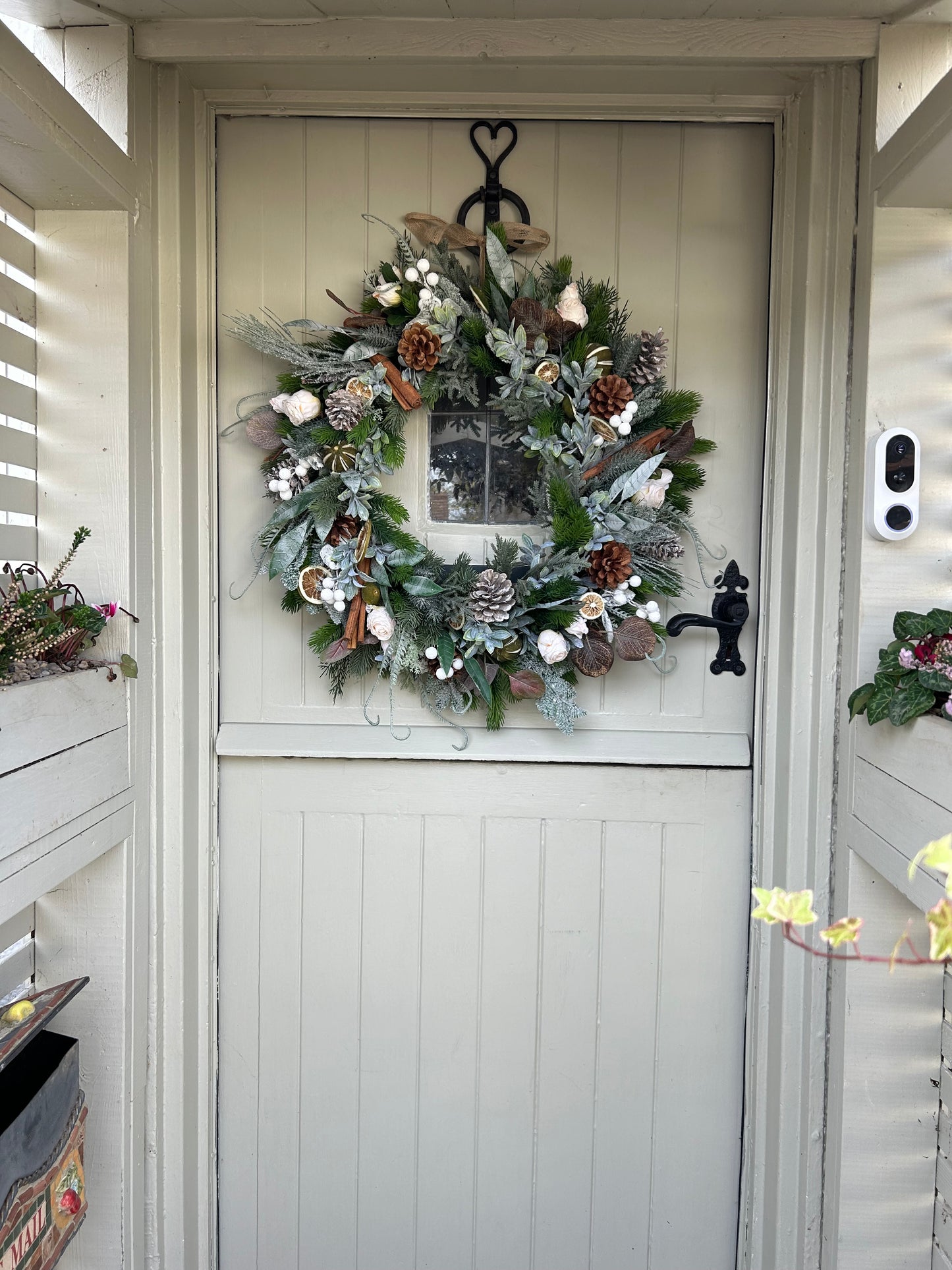 “FENTON” luxury christmas faux wreath (FREE P&P)