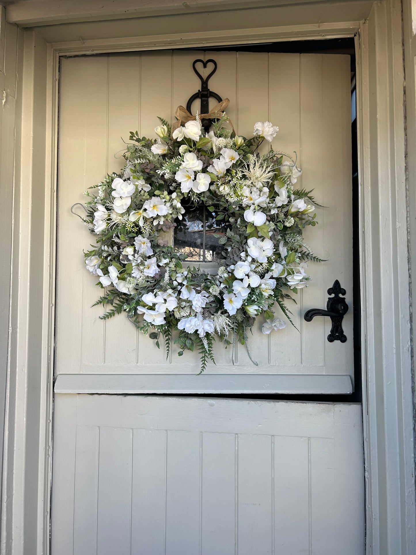 “MARTHA” faux wreath (FREE P&P