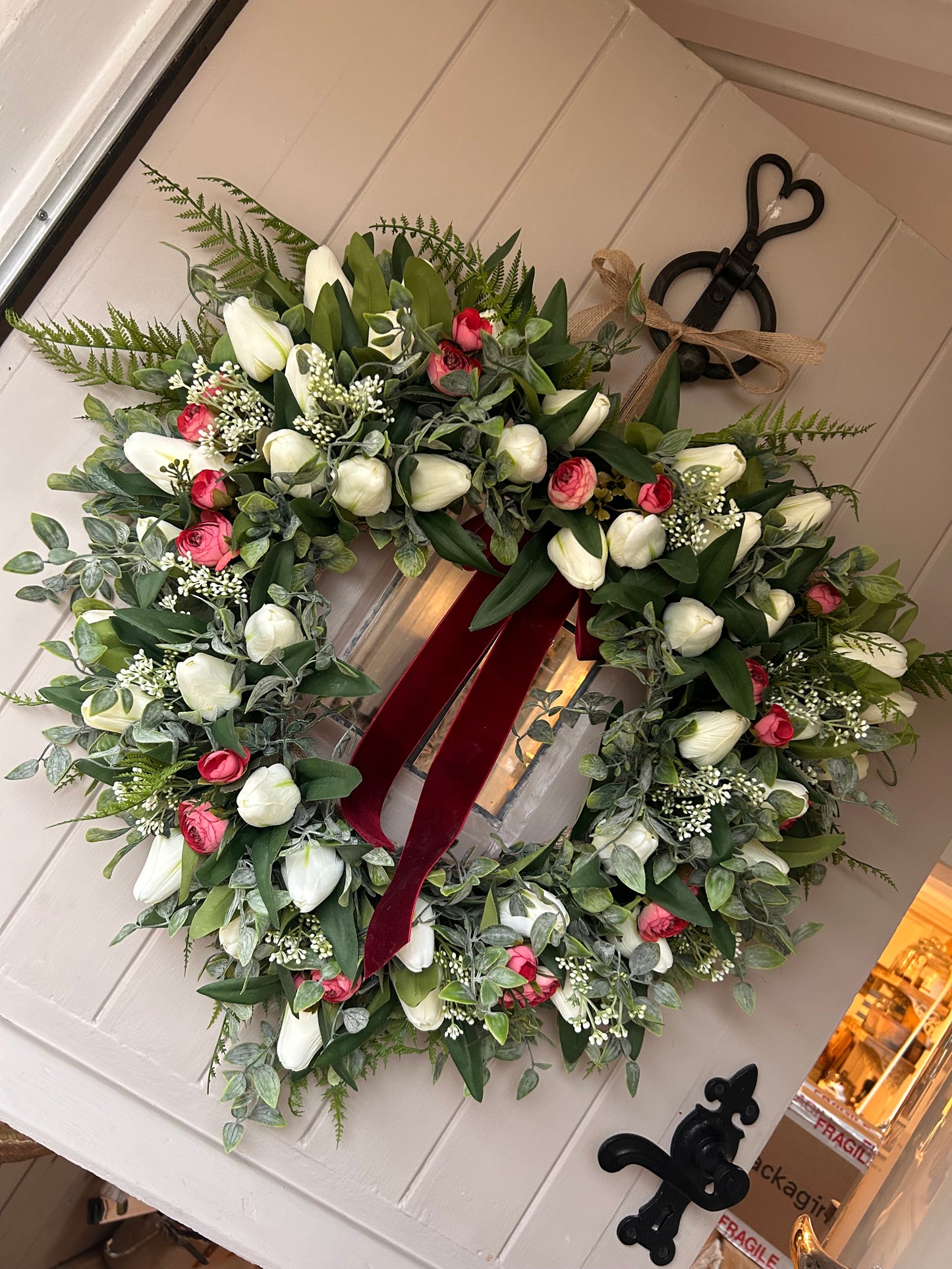 “BEA” faux wreath (FREE P&P