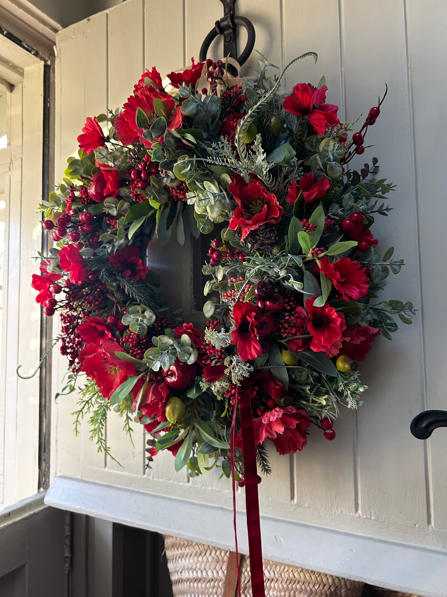 “HARMONE” limited edition winter artificial wreath (FREE P&P)