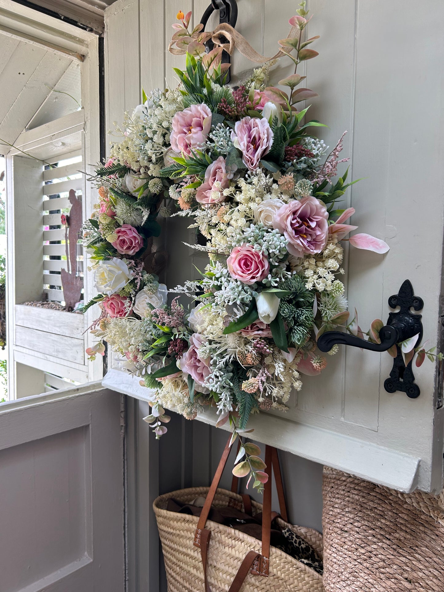 “JESSY” faux wreath (FREE P&P)