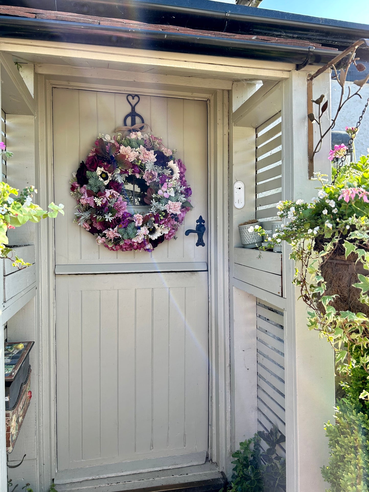 “ANNA” ARTIFICIAL wreath (FREE P&P)