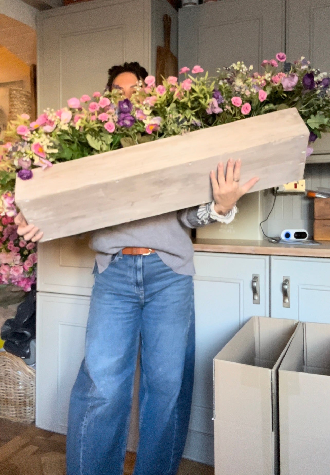 “SOPHIE” (TROUGH FLOWER BOX) FREE P&P