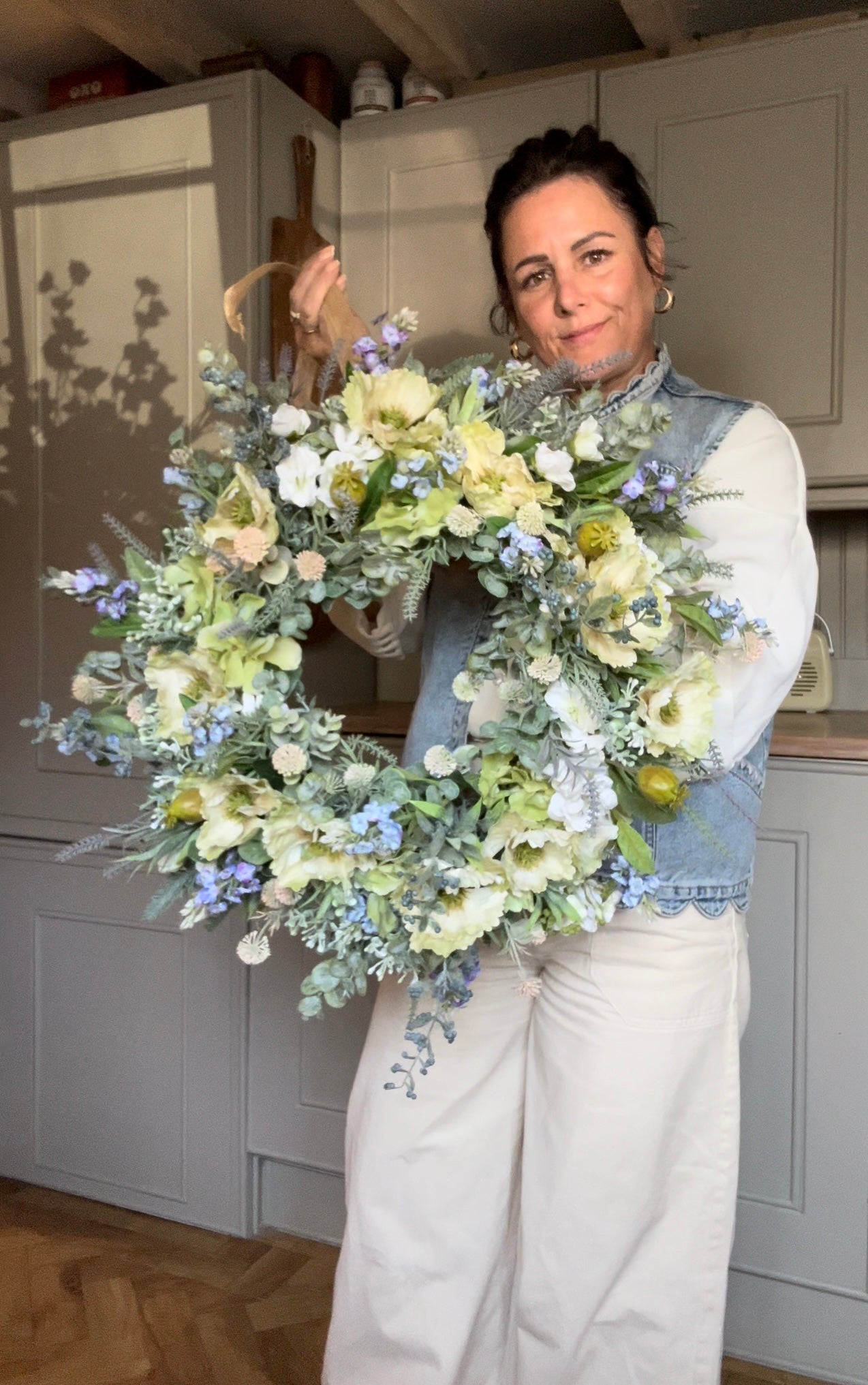 “SHANIE” faux wreath (FREE P&P)
