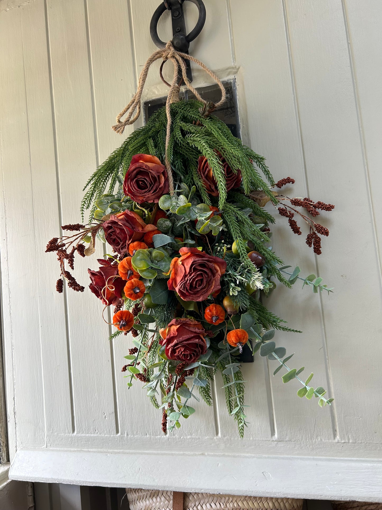 “TESSA” autumn swag artificial wreath (FREE P&P)