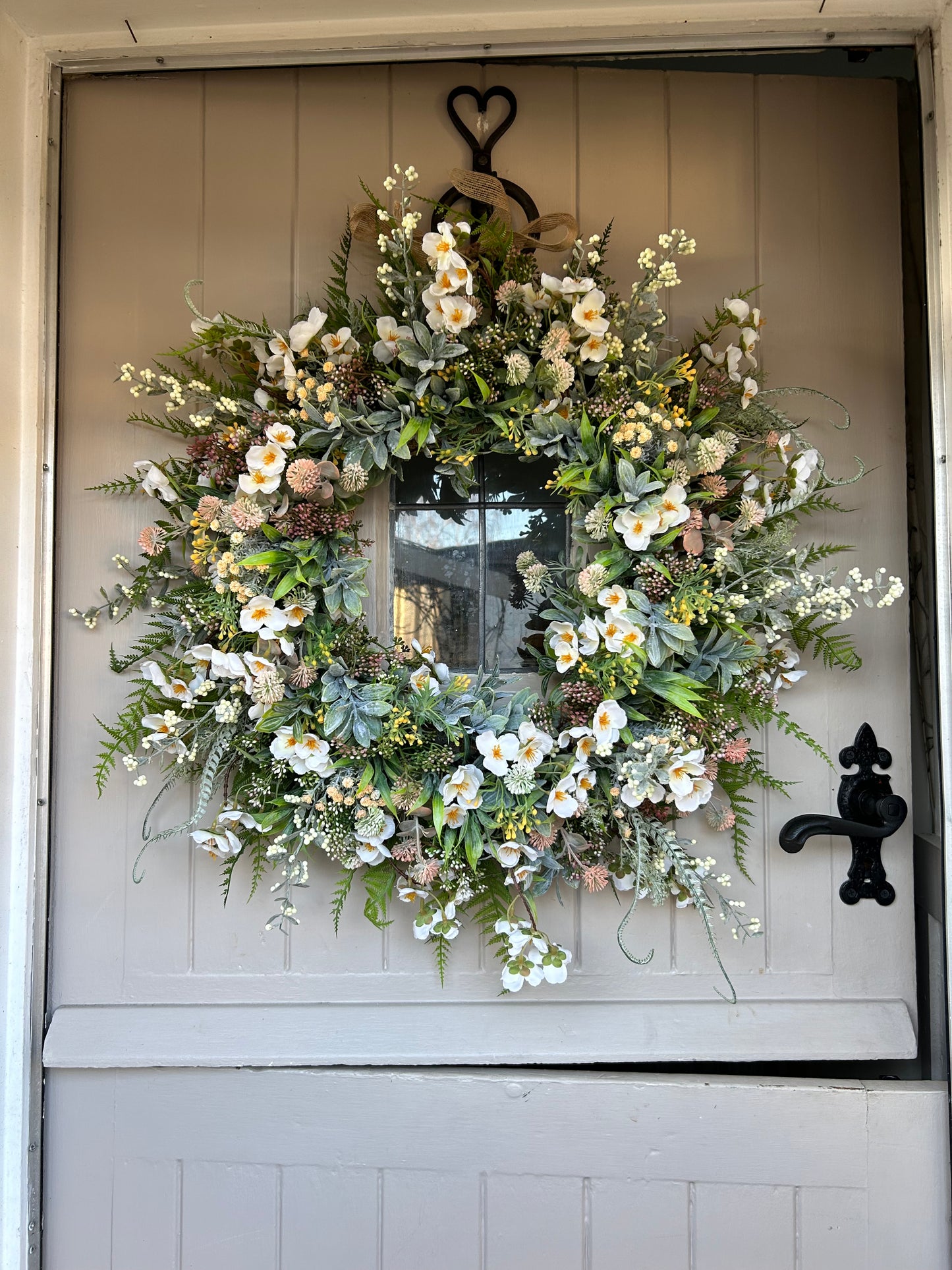 “CATHERINE” best selling faux wreath (FREE P&P)