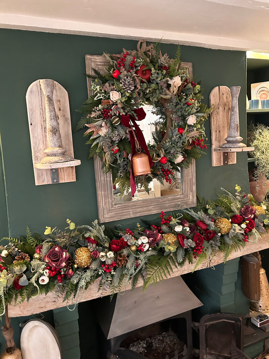 “SNOW WHITE” Christmas garland (FREE P&P)
