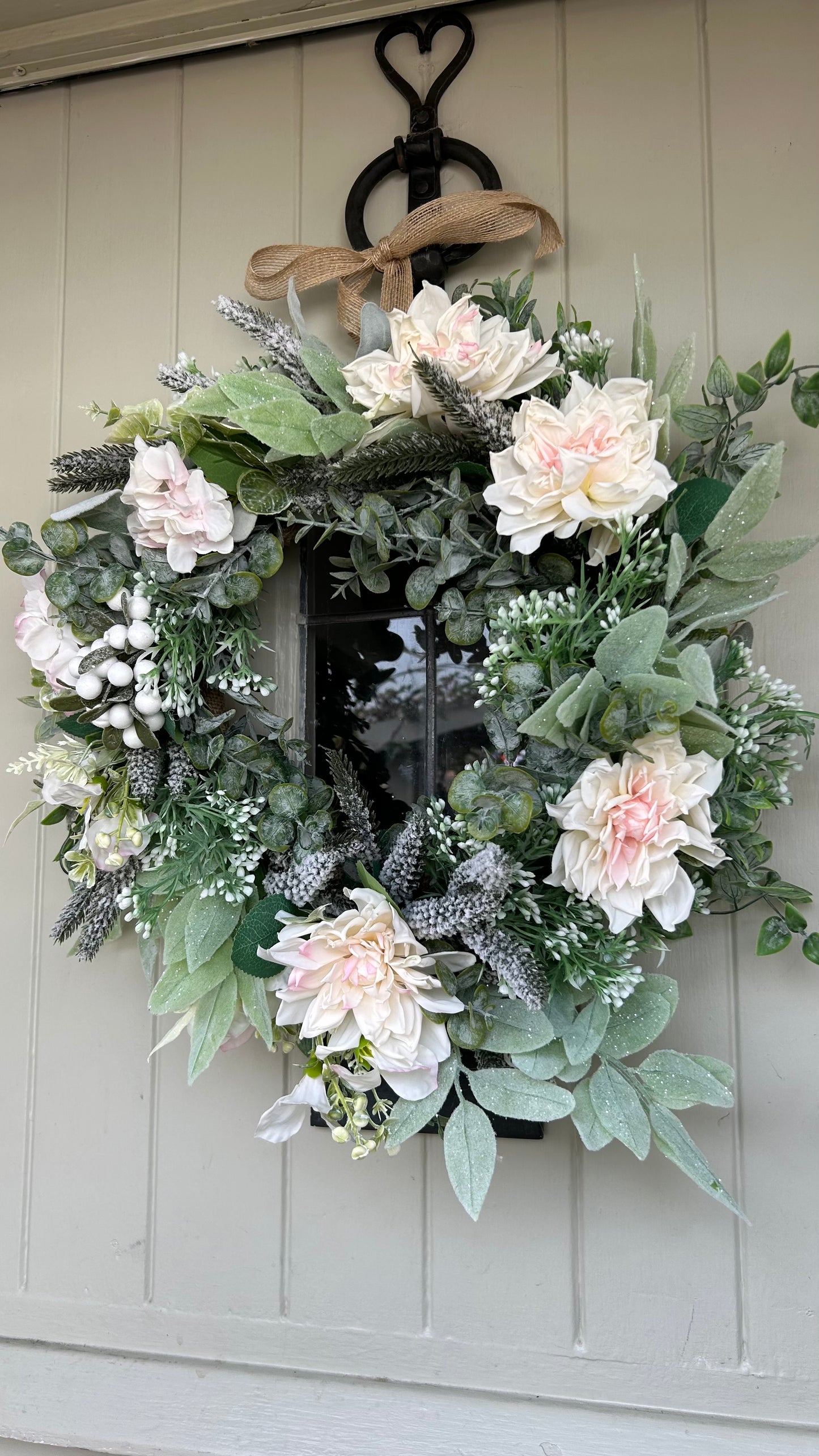 “MILLIE” faux Christmas wreath