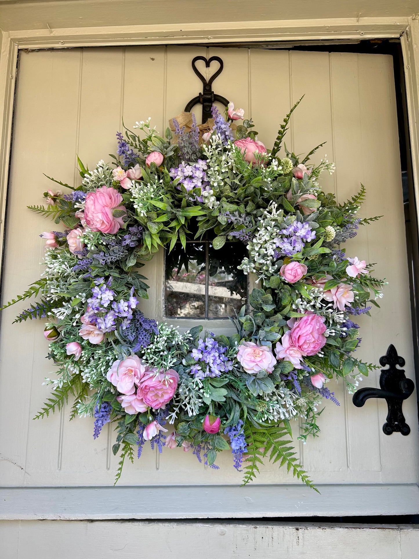 “MIRANDA” summer faux wreath (FREE P&P