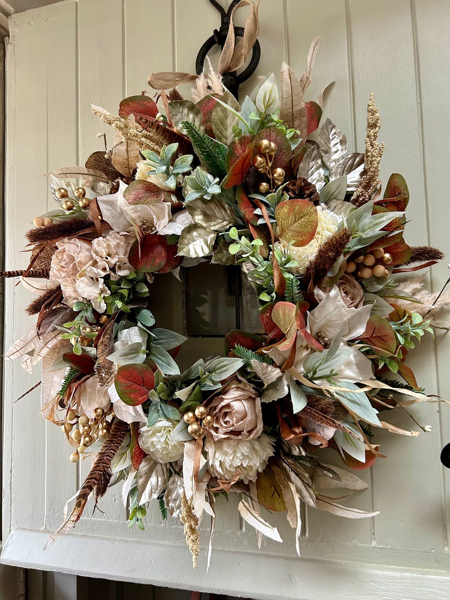 winter artificial wreath (FREE P&P)