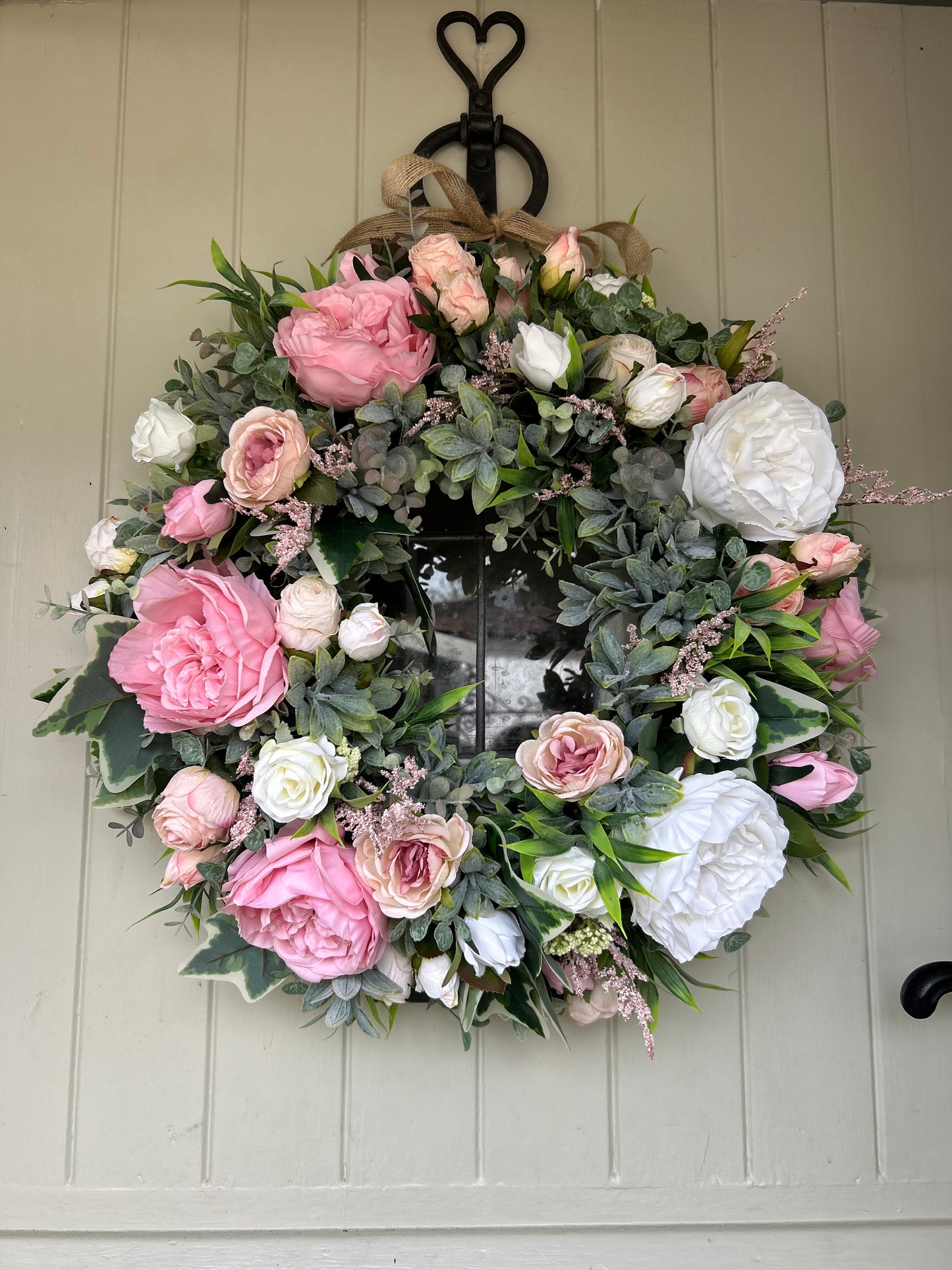 “LEAH” faux wreath (FREE P&P)