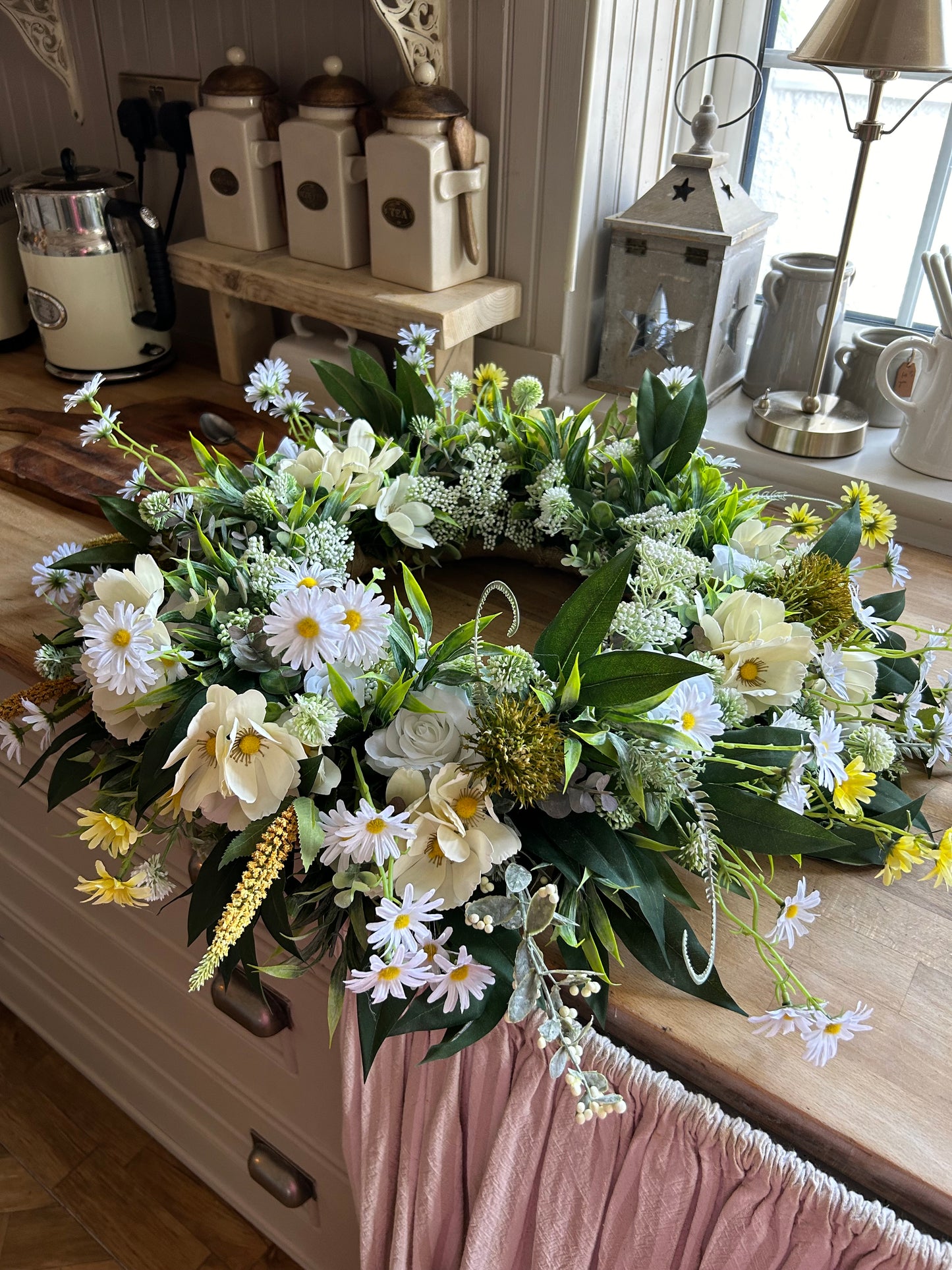 Summer artificial wreath (FREE P&P)