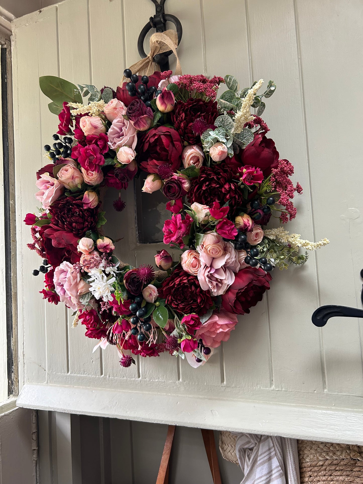 “MARIE” faux wreath (FREE P&P