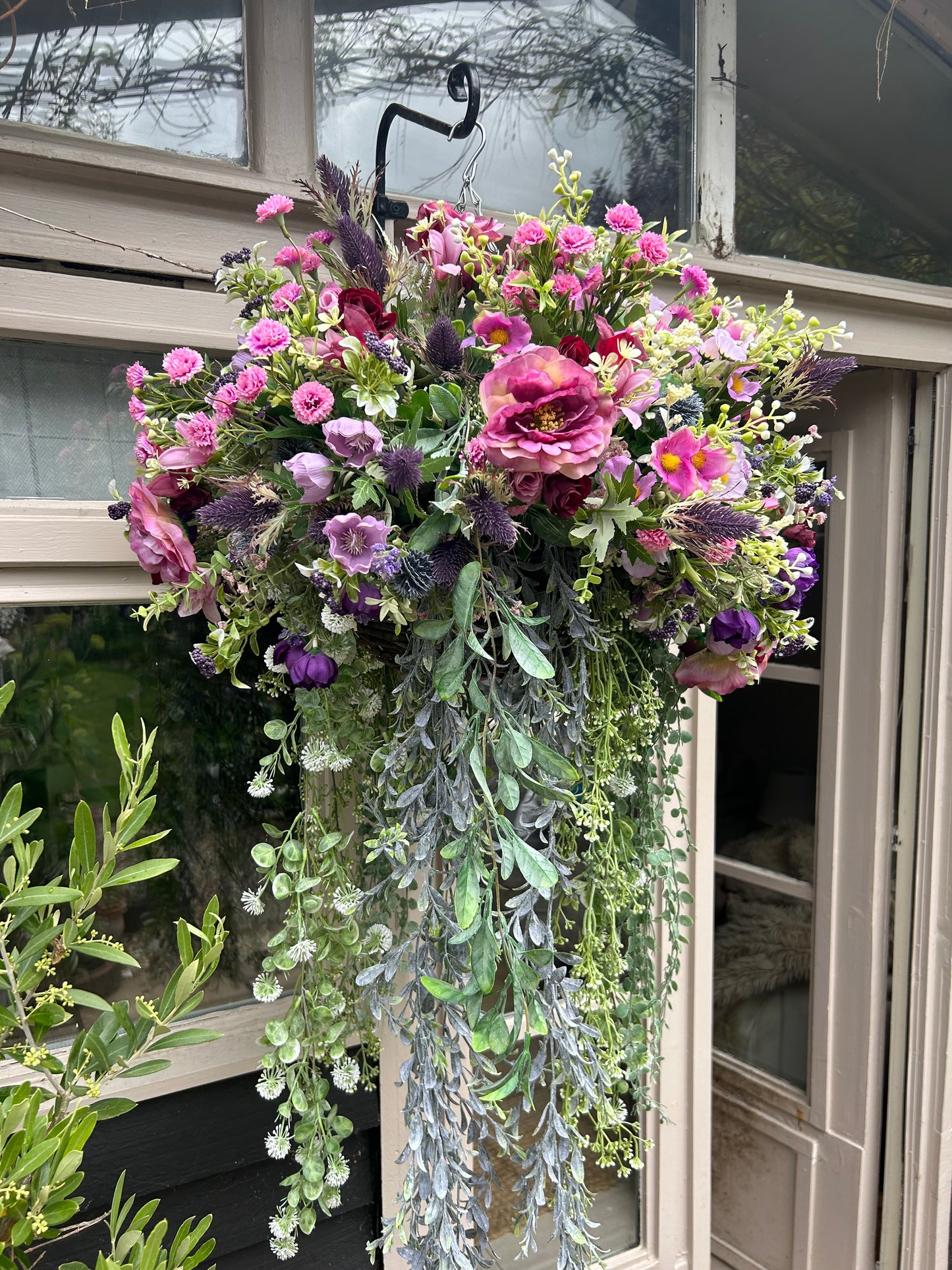 “SOPHIE” restock (Luxury artificial hanging basket FREE P&P)