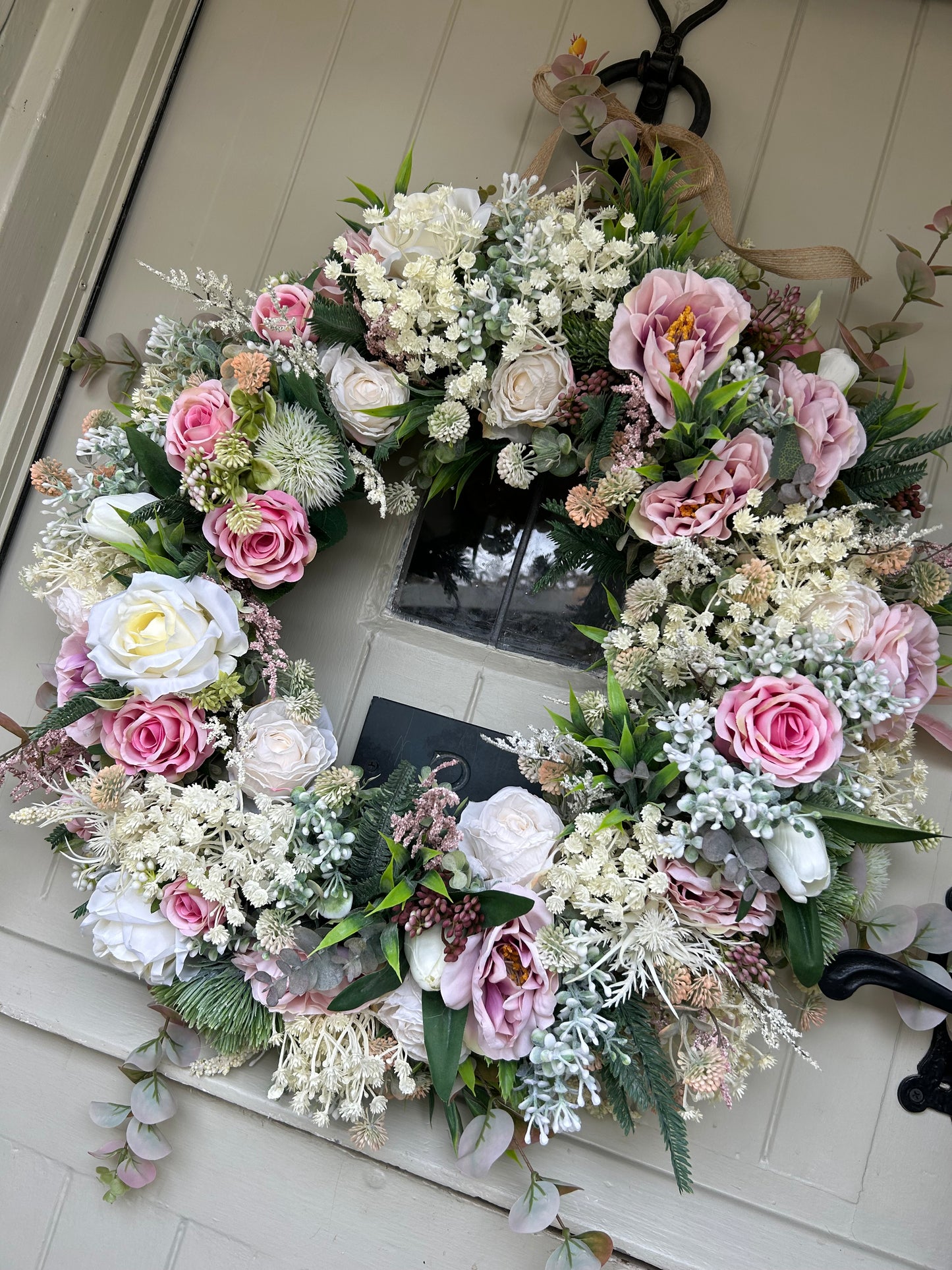 “JESSY” faux wreath (FREE P&P)