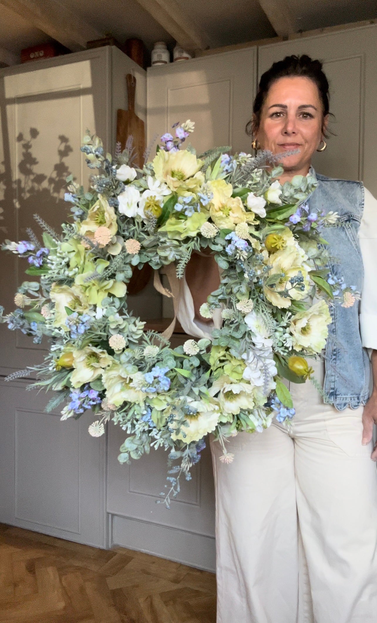 “SHANIE” faux wreath (FREE P&P)
