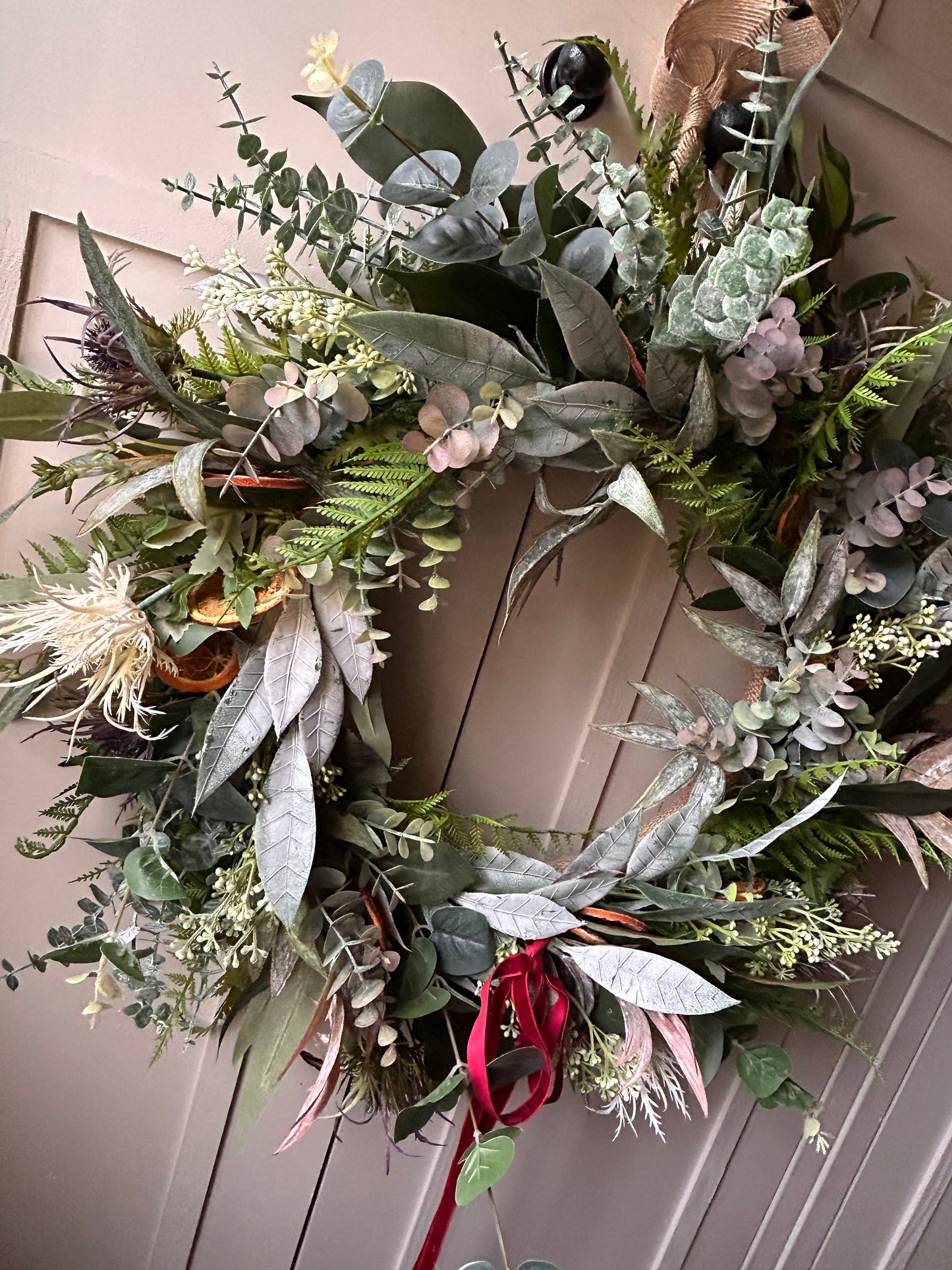 “COTTAGE” faux wreath (FREE P&P)