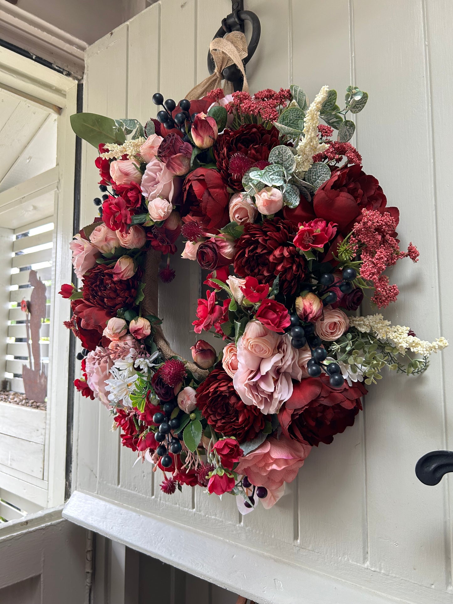“MARIE” faux wreath (FREE P&P