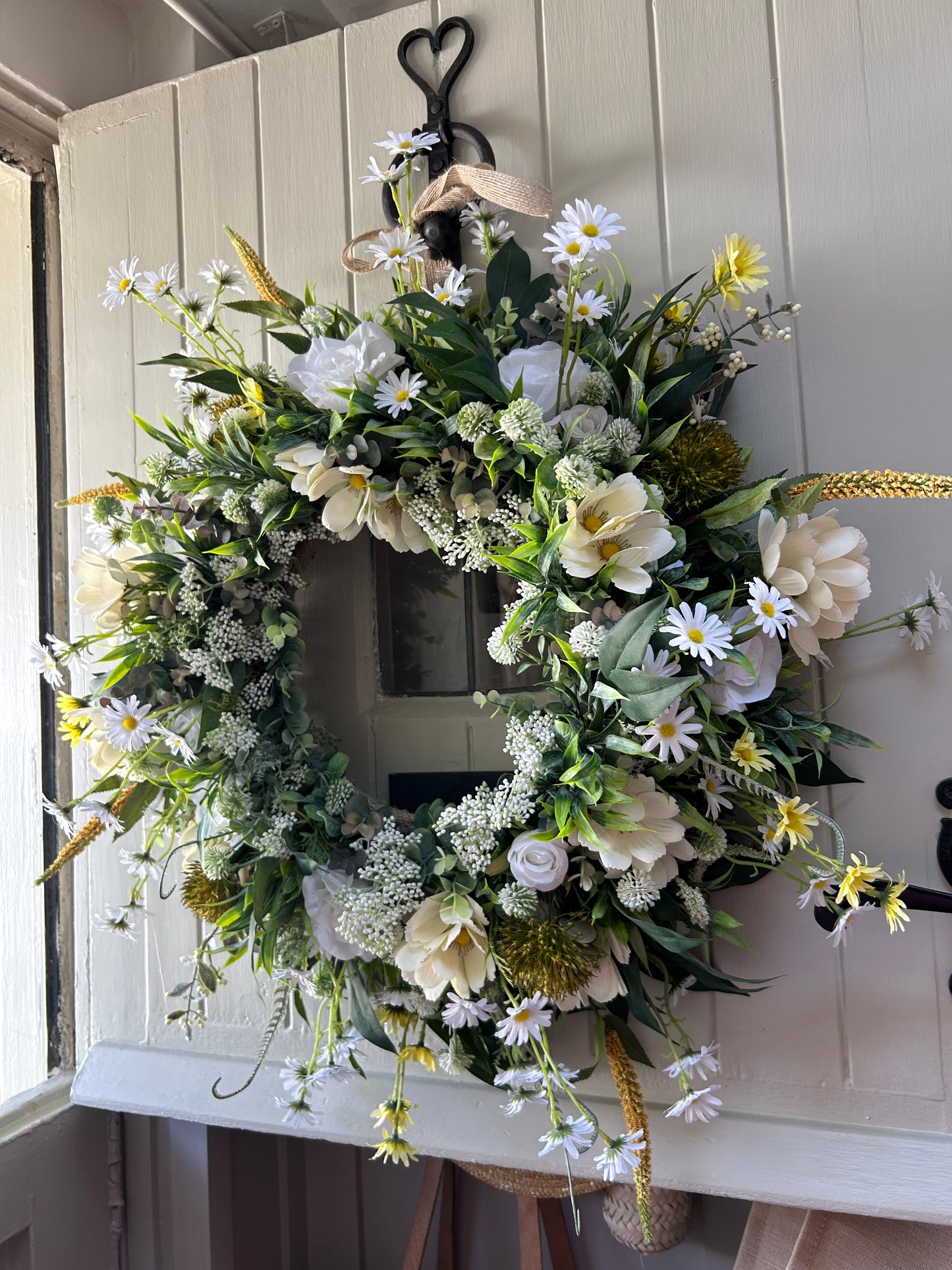 Summer artificial wreath (FREE P&P)