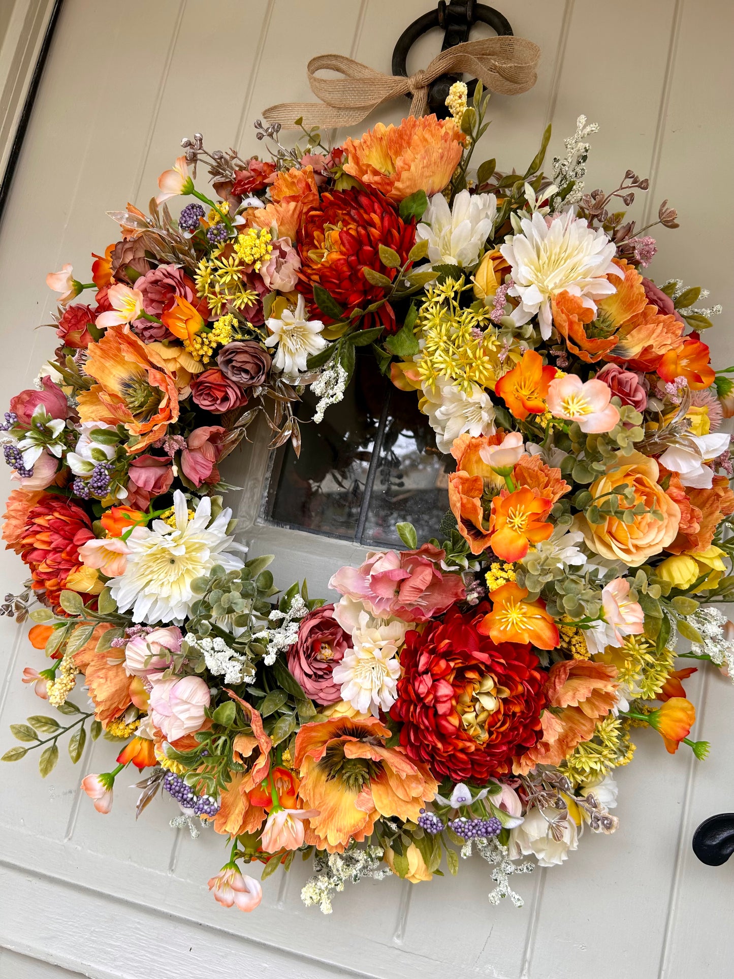 “OLIVER” faux wreath (FREE P&P)