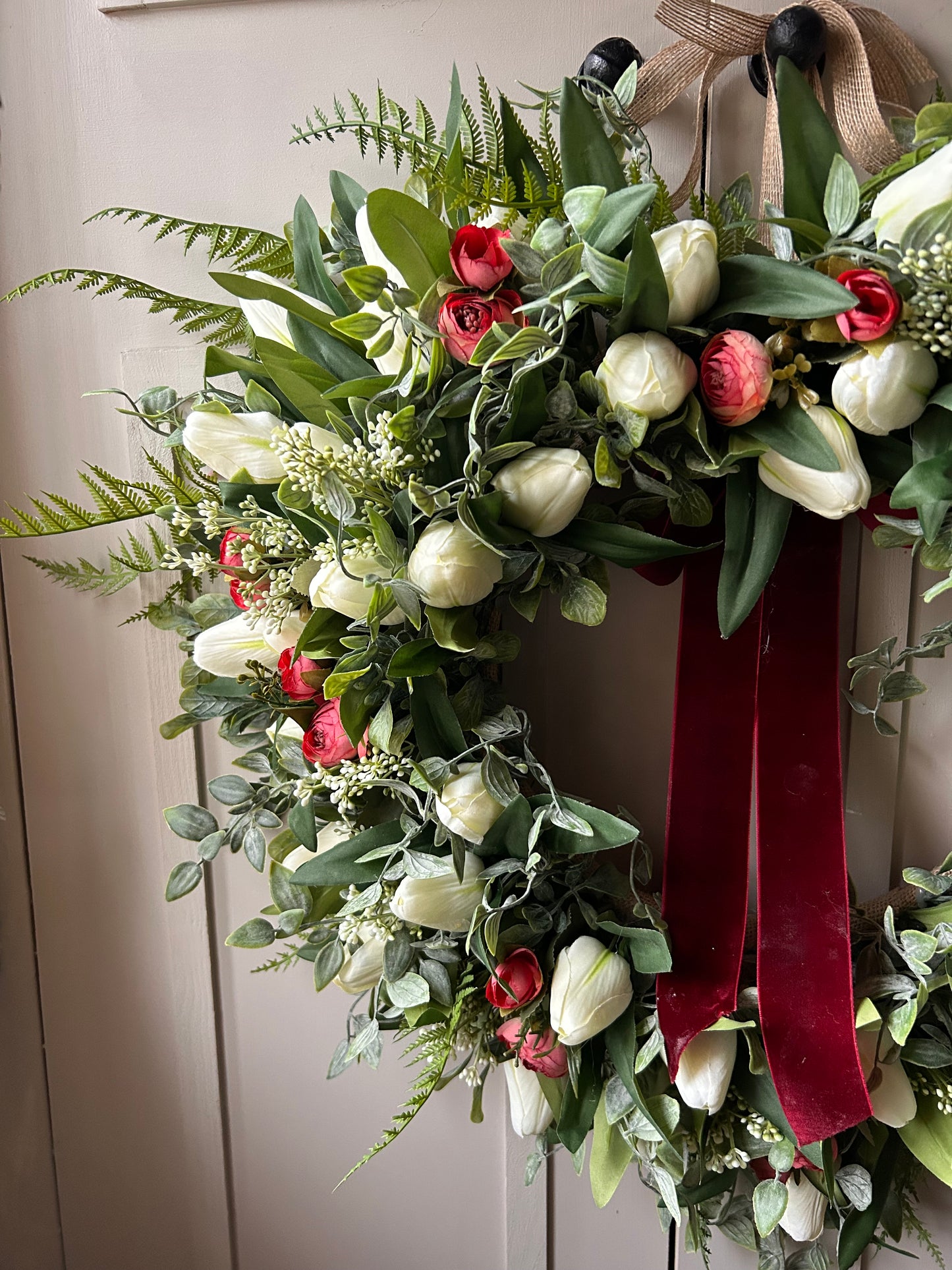 “BEA” faux wreath (FREE P&P