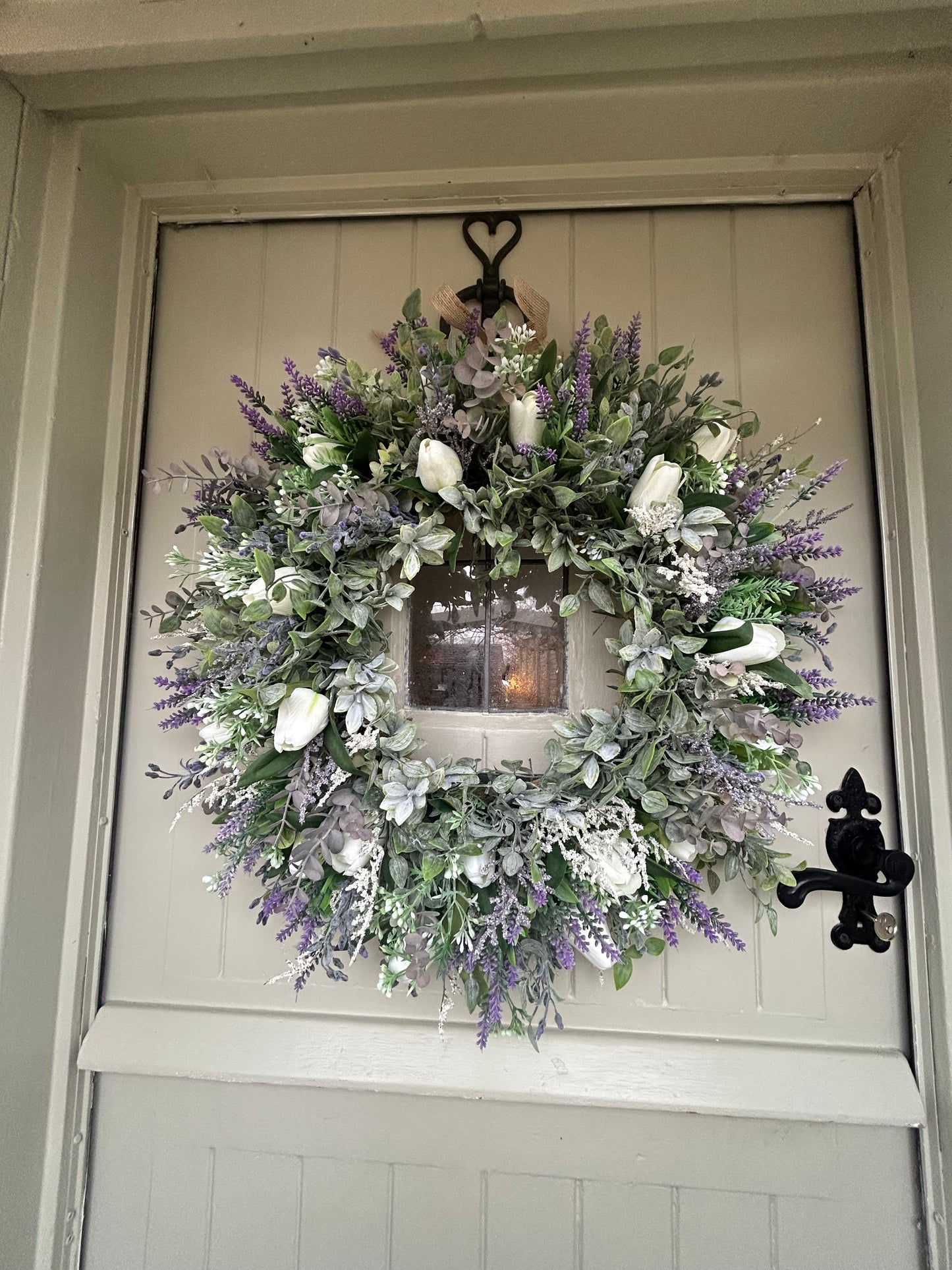 “ELLA” Spring summer faux wreath (FREE P&P