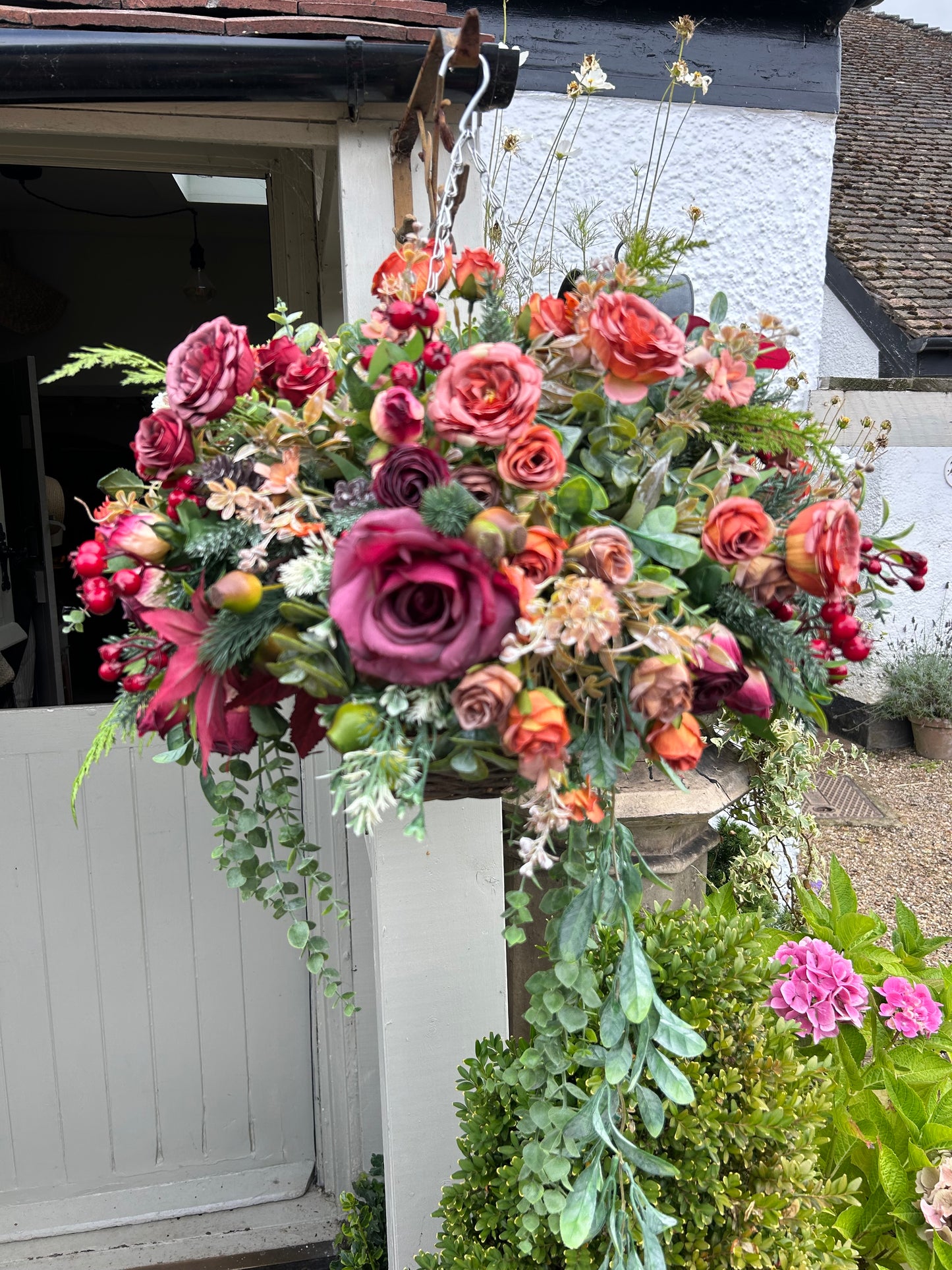 “ELOUISE” Luxury artificial hanging basket (FREE P&P)