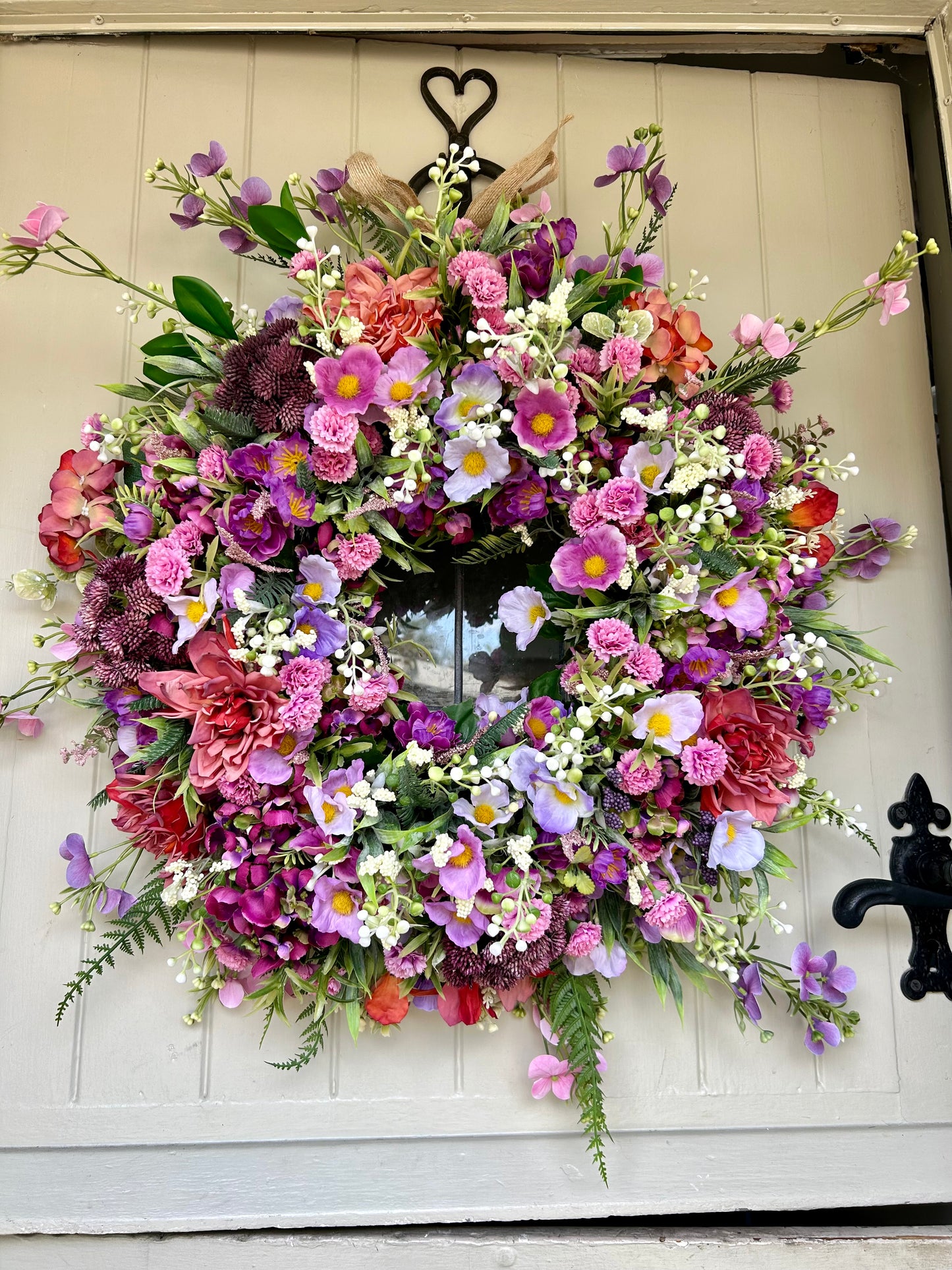 “HARTLEY” ARTIFICIAL wreath (FREE P&P
