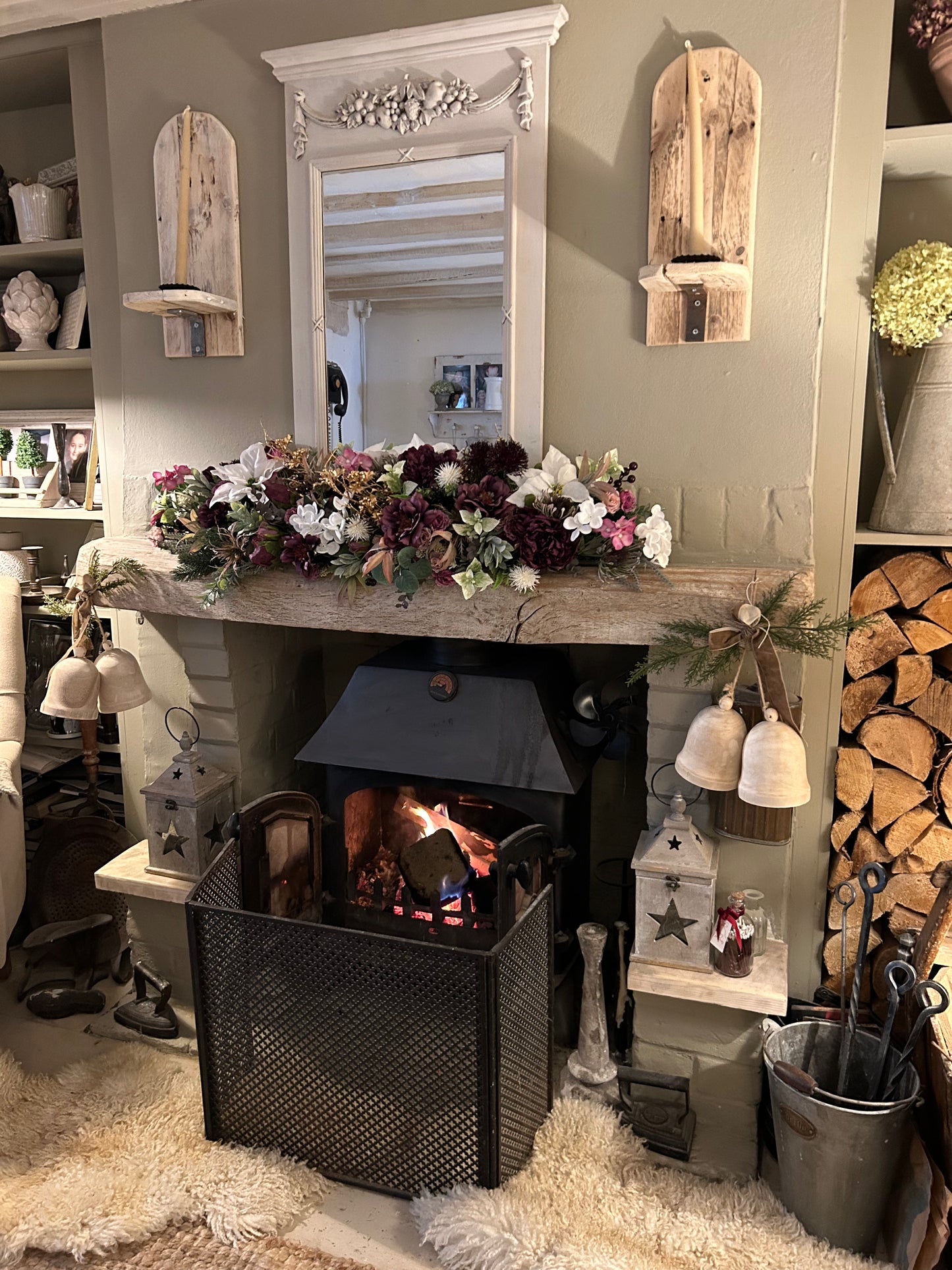 “NELL” Christmas and winter garland