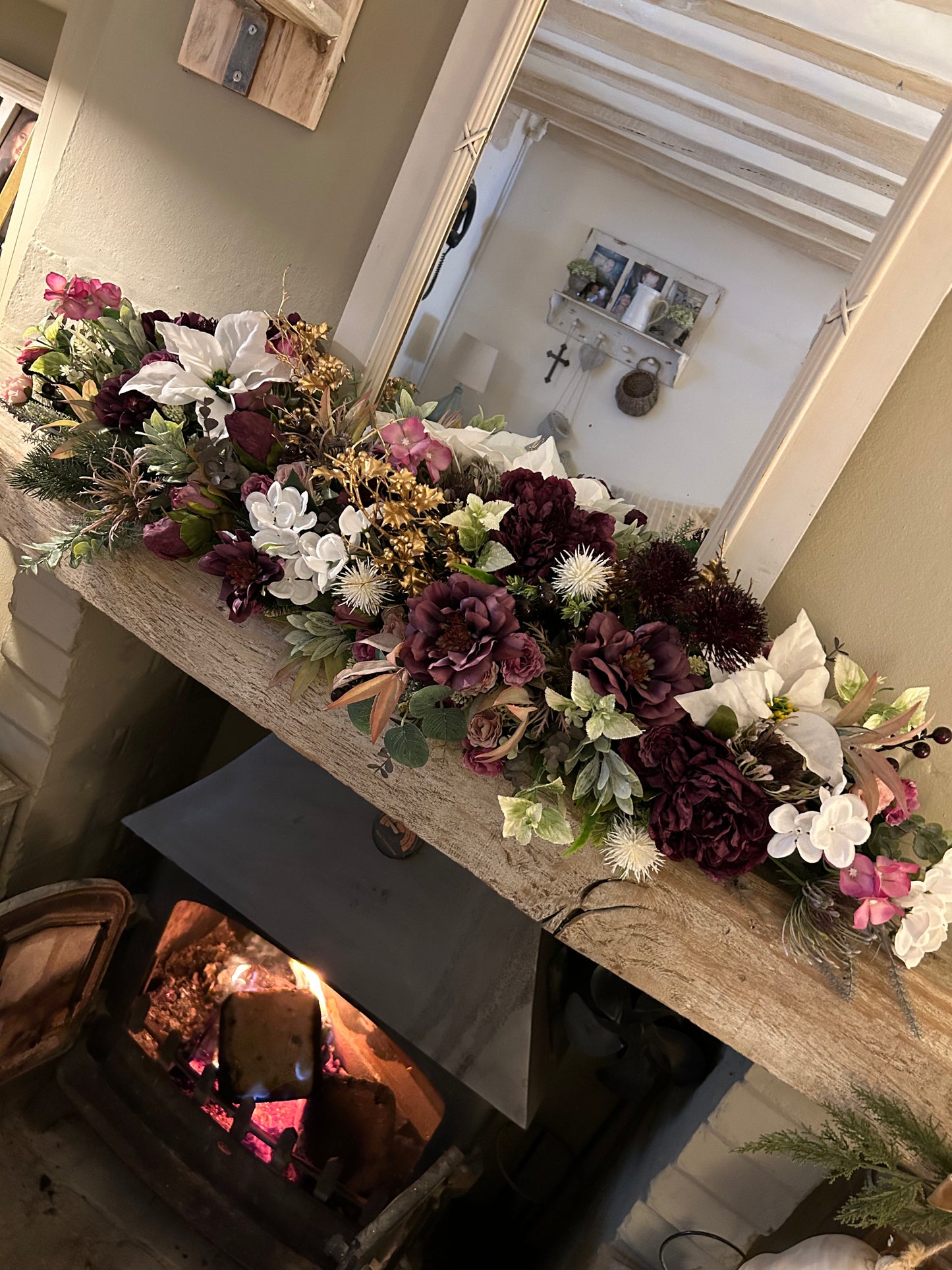 “NELL” Christmas and winter garland