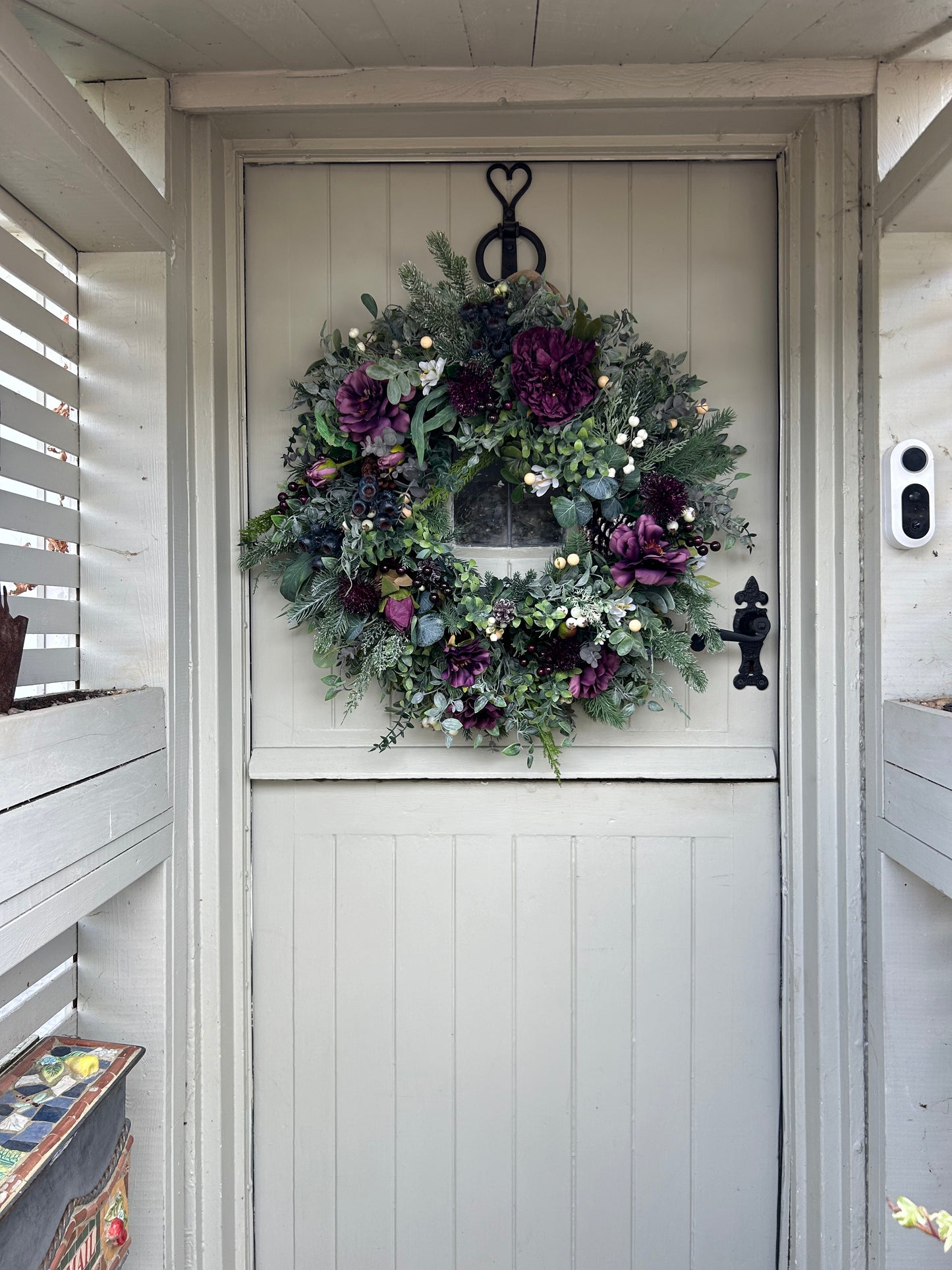 “VANESSA” winter artificial wreath (FREE P&P)