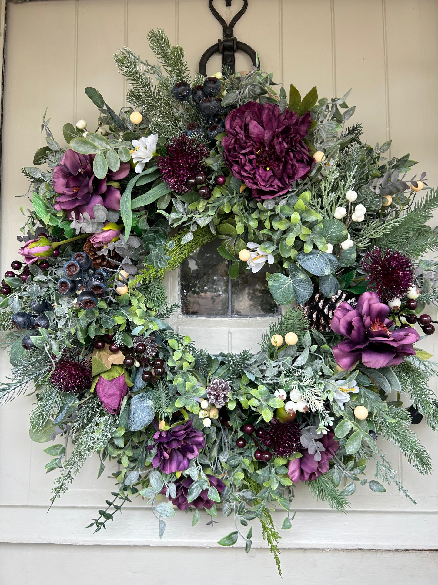 “VANESSA” winter artificial wreath (FREE P&P)