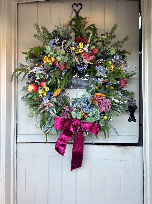 “FLORENCE” Christmas wreath (FREE P&P)