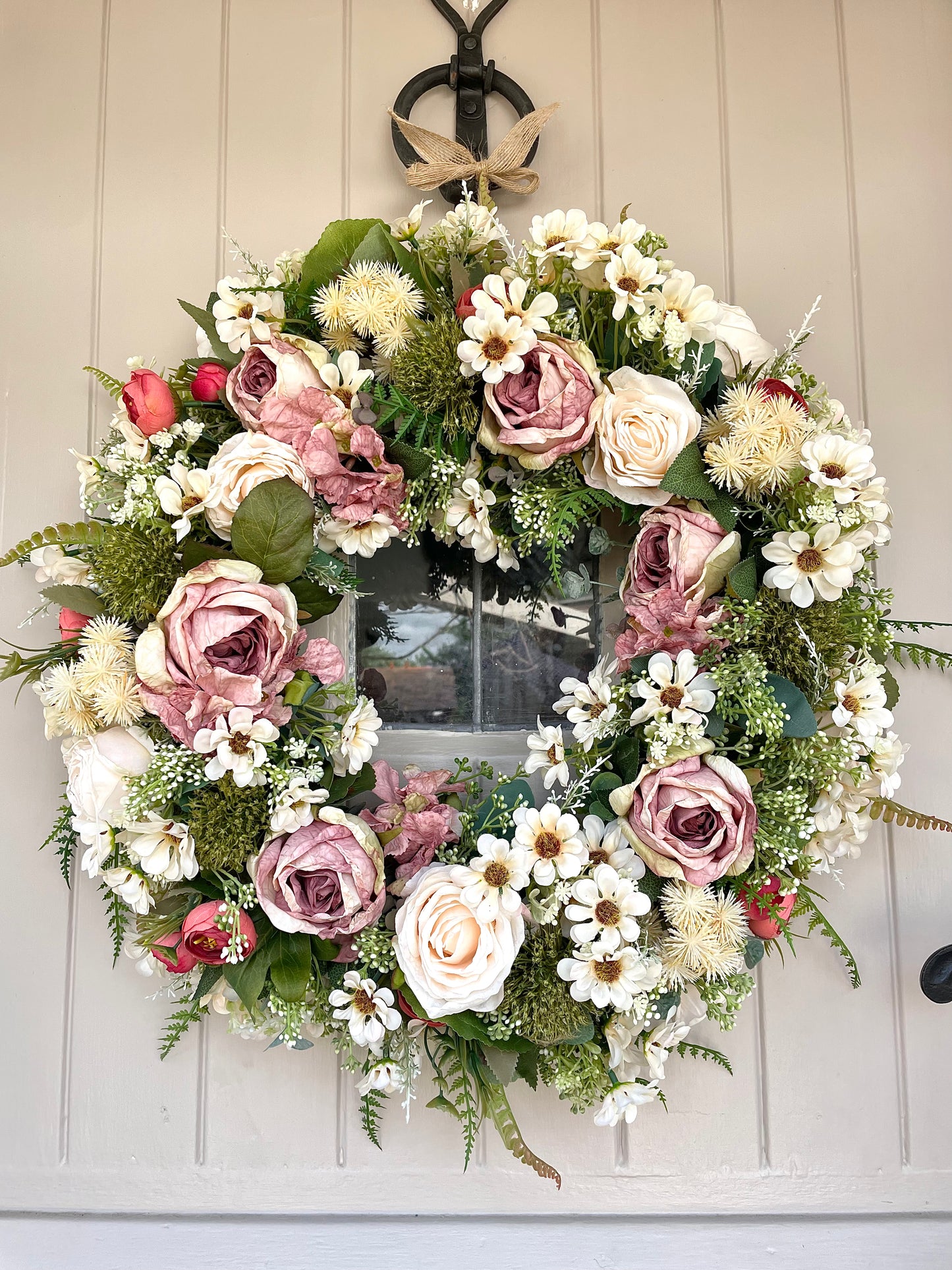 “CHARLIE” faux wreath (FREE P&P)