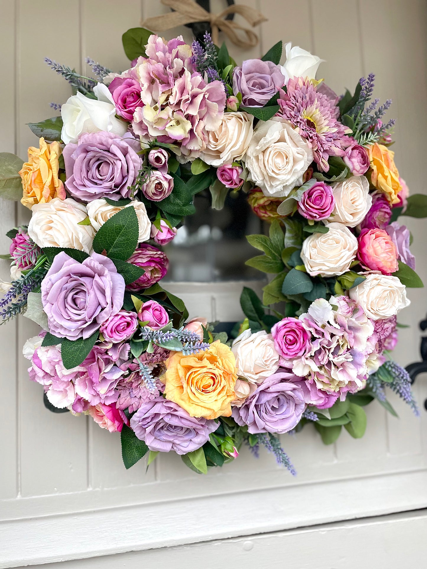 “FIFFI” artificial wreath (FREE P&P)