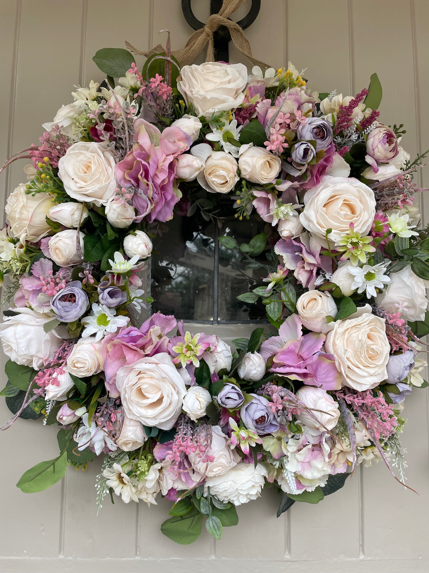 “FREYA” artificial wreath (FREE P&P)