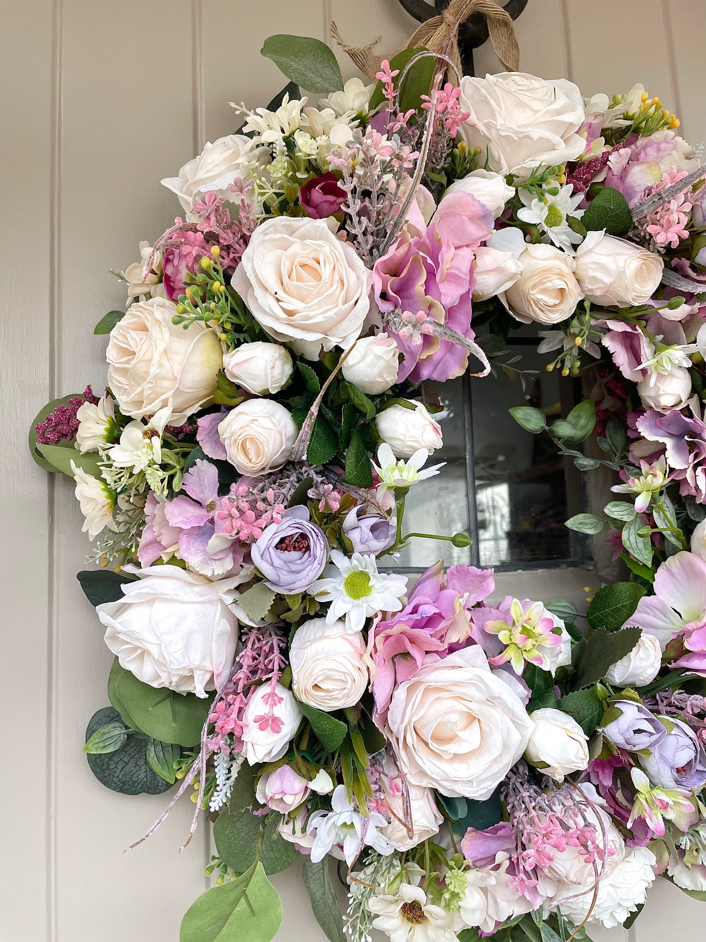 “FREYA” artificial wreath (FREE P&P)