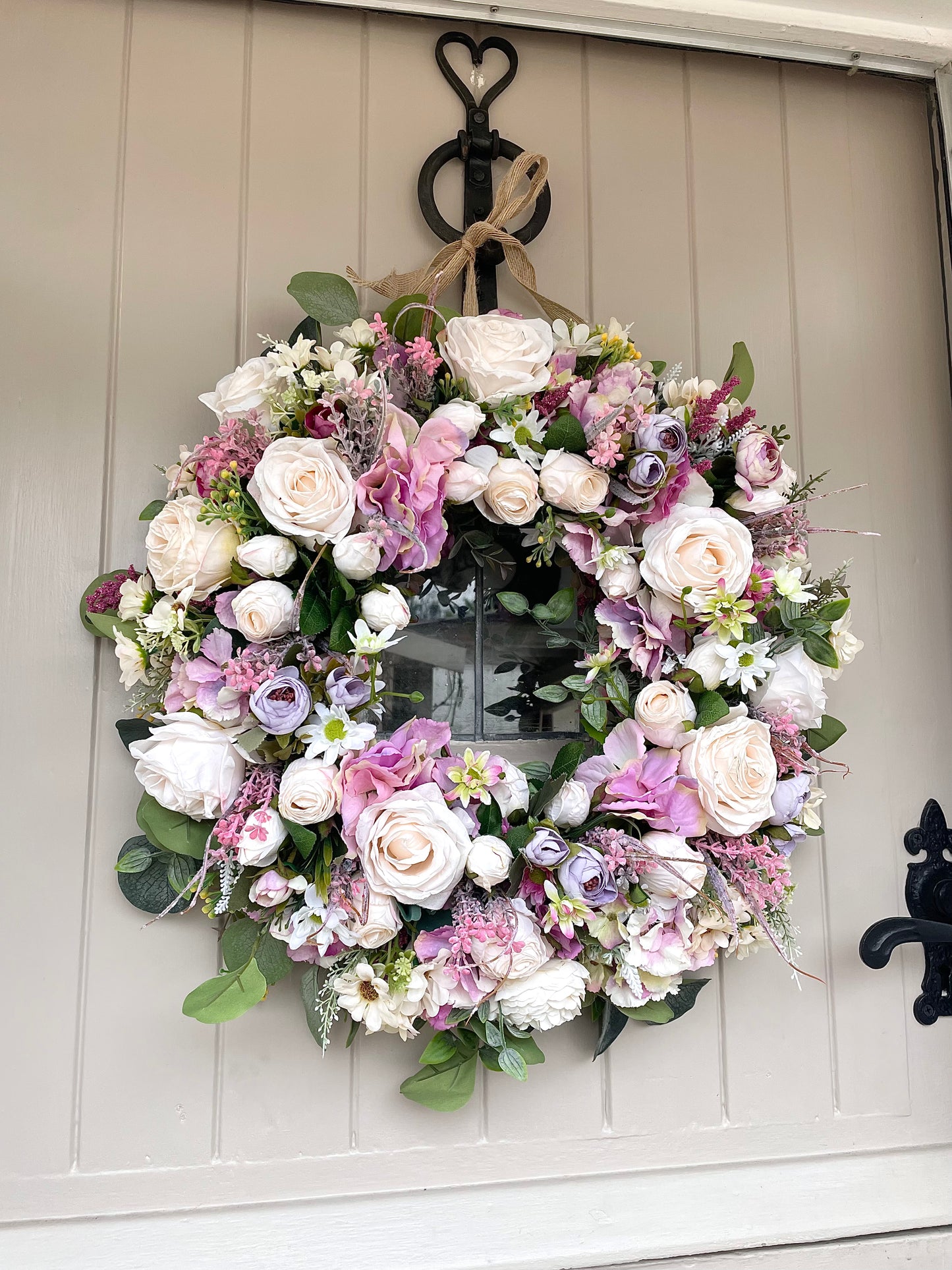 “FREYA” artificial wreath (FREE P&P)